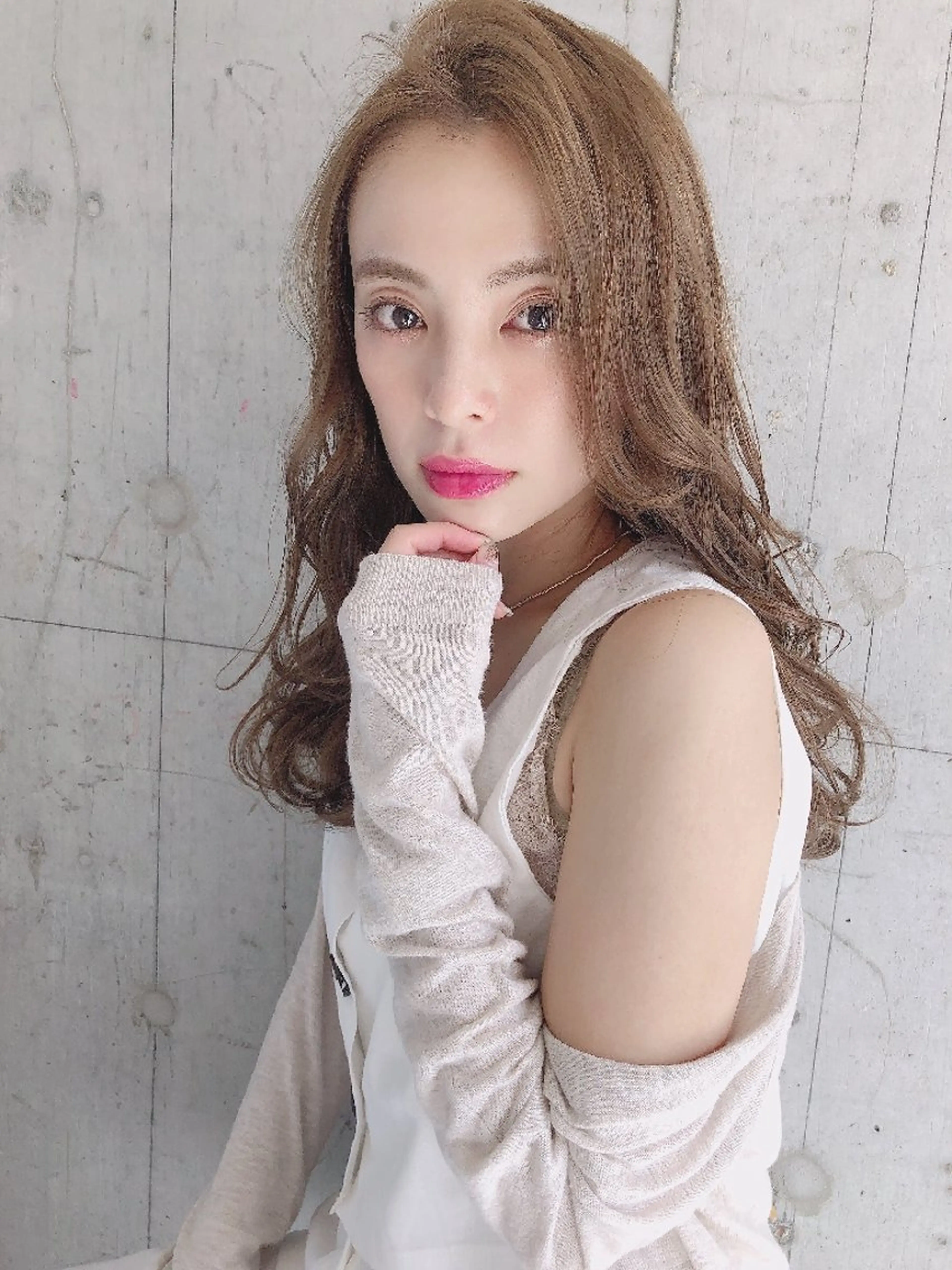 セミロング サロウィン銀座ray店所属・シノヅカ ケンゾーのヘアスタイル