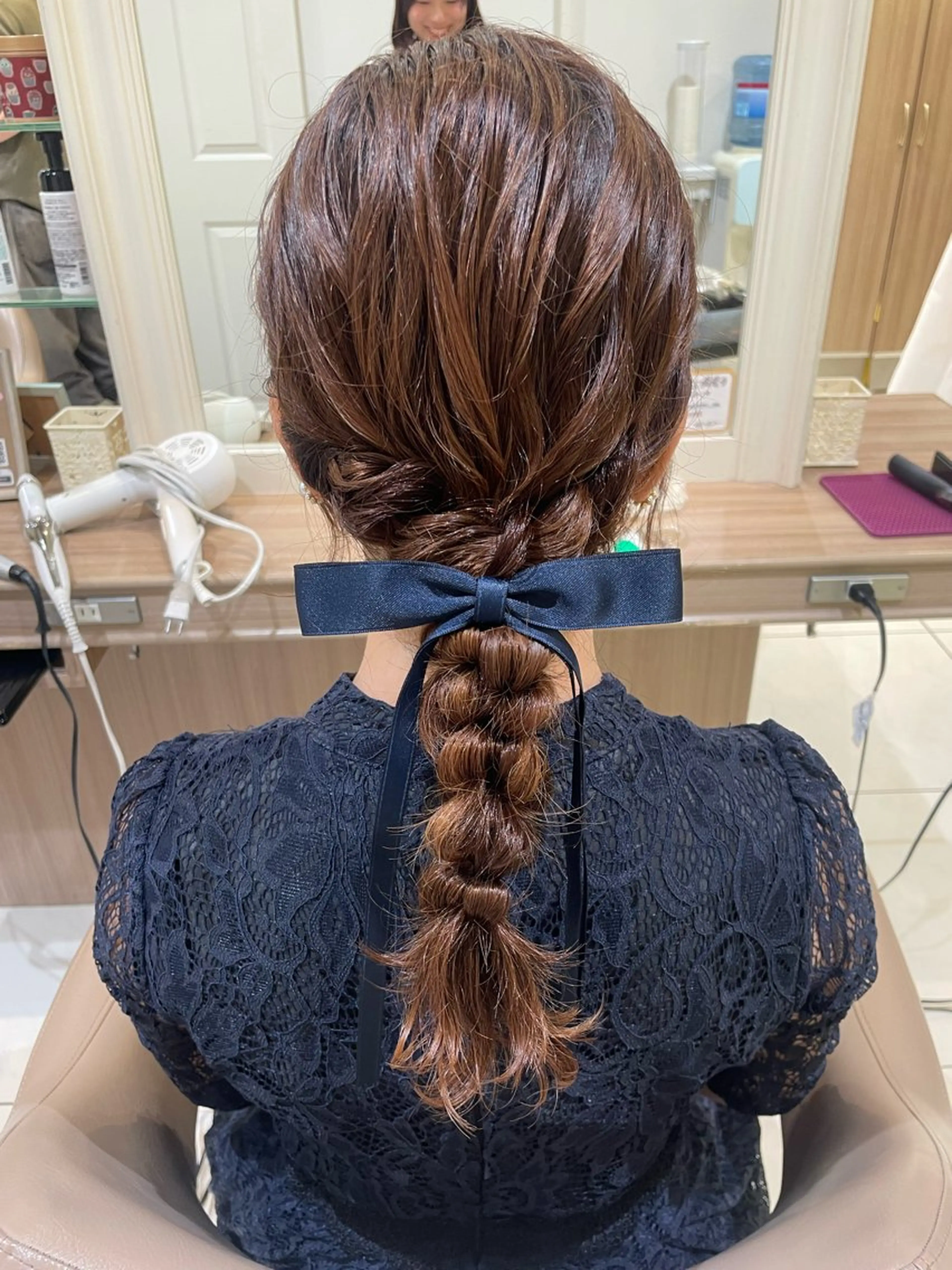 ロング ヘアアレンジ ヘアセット 韓国ヘアメイク🎀/ 縮毛矯正✨山本媛香のヘアスタイル