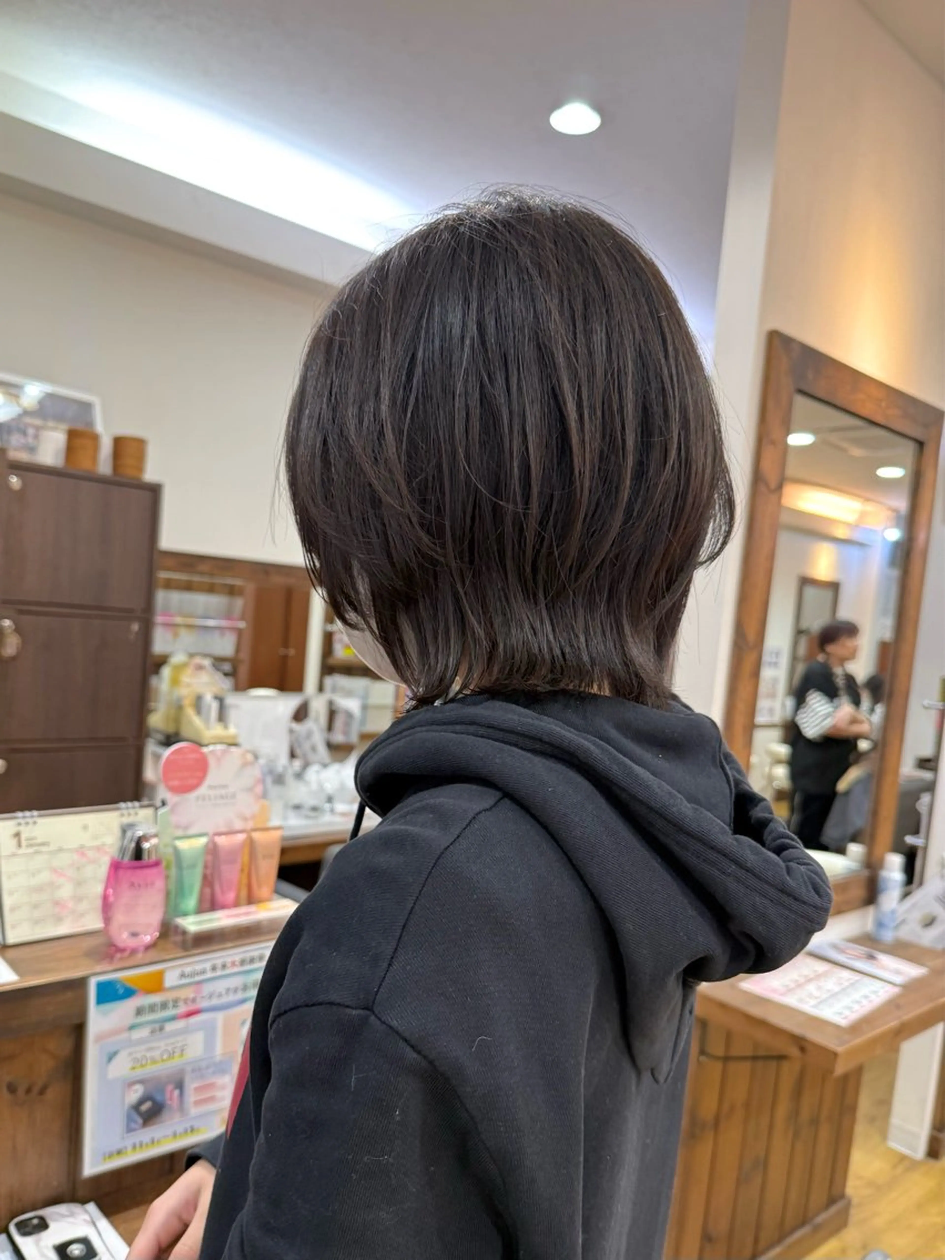 ミディアム ウルフカット 💖メンズモデル 募集/晴香💖のヘアスタイル