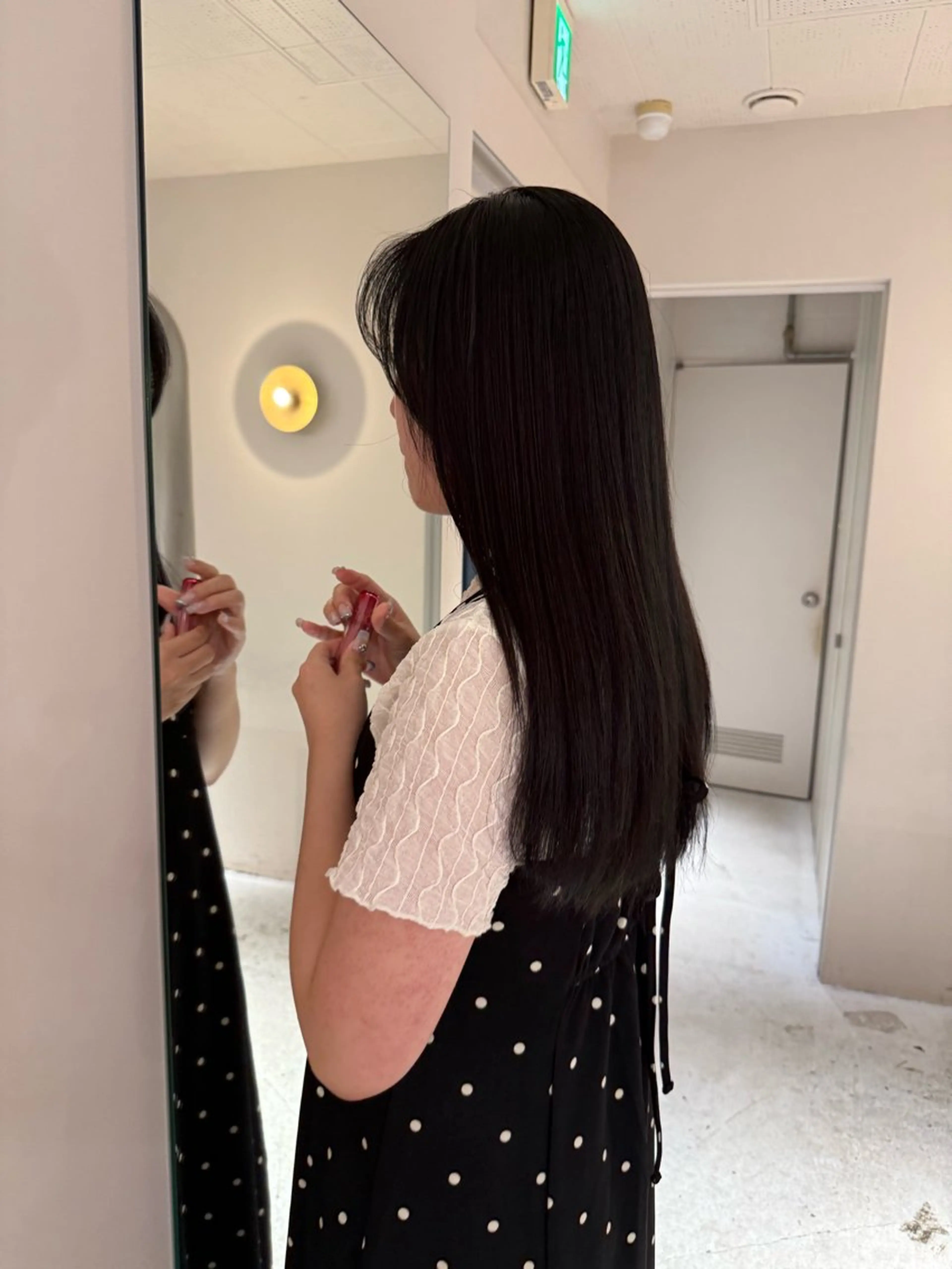 ロング 髪質改善 縮毛矯正 【haRu ハル】 ゴトウハナのヘアスタイル