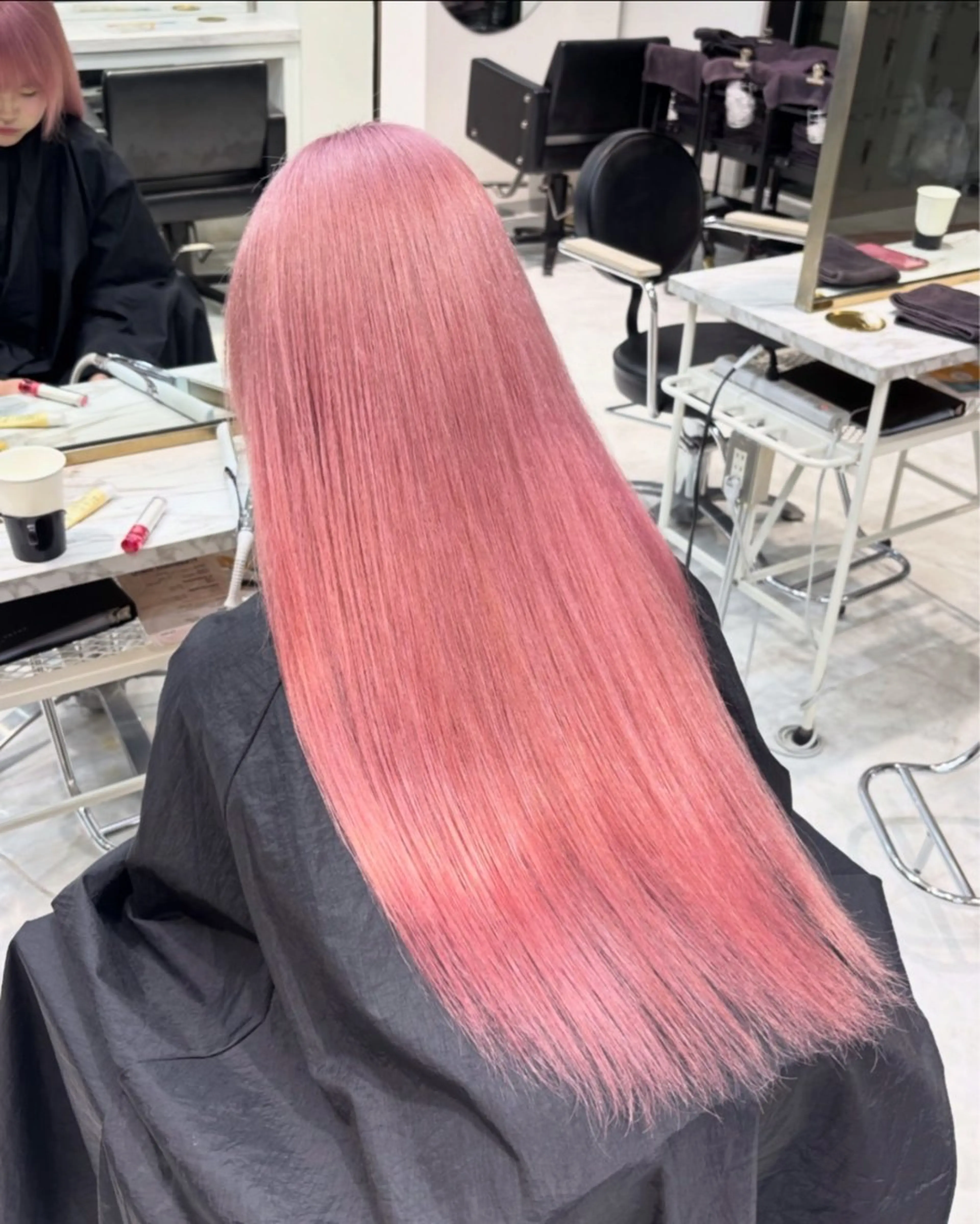 ロング カラー ヘアカラー トリートメント ヘアセット ハイトーンレイヤー 🦋🌷Shuriのヘアスタイル