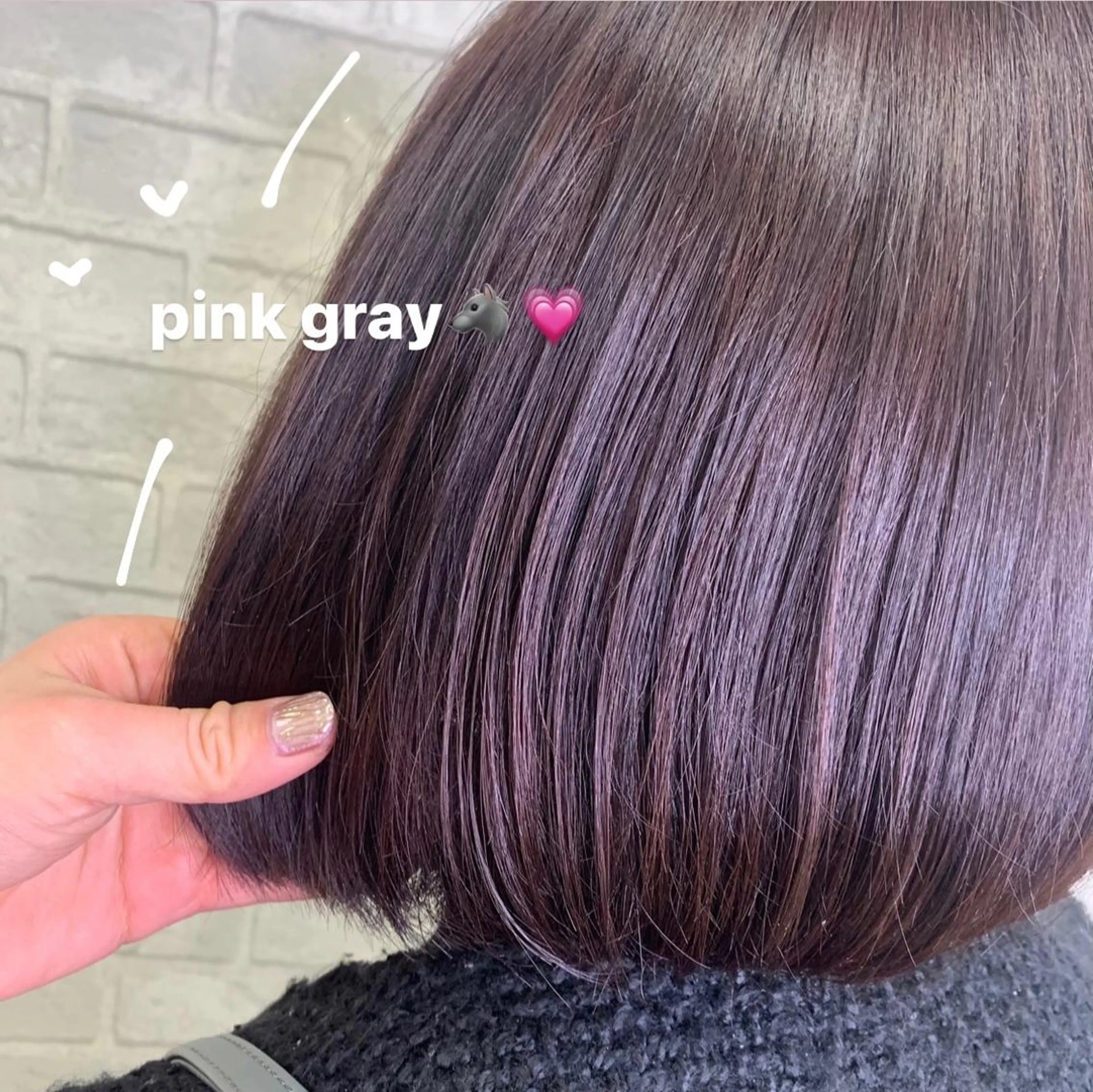 ショート カラー ピンクカラー Hana ♡ marshu梅田のヘアスタイル