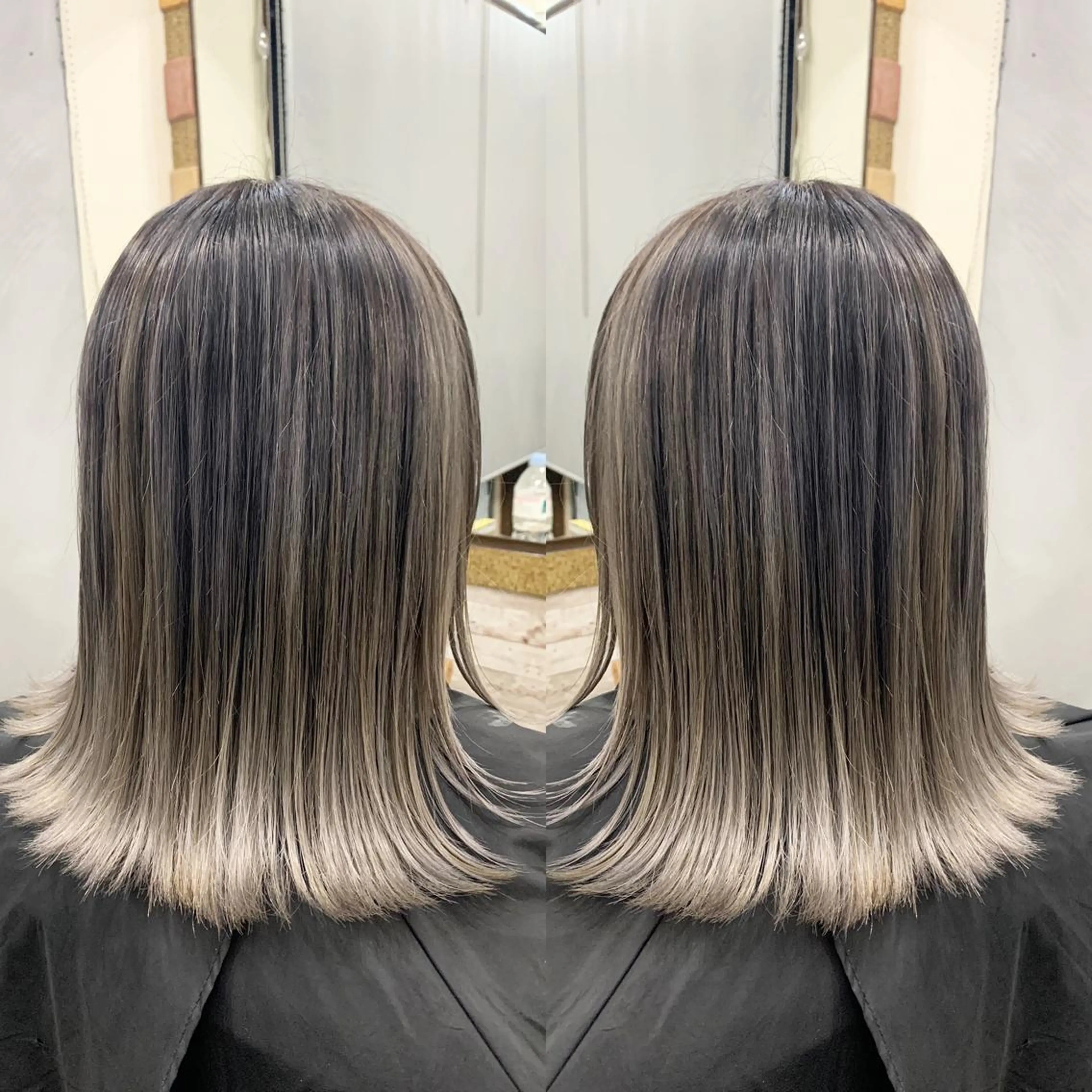 ショート カラー ヘアカラー 渡辺 健太のヘアスタイル