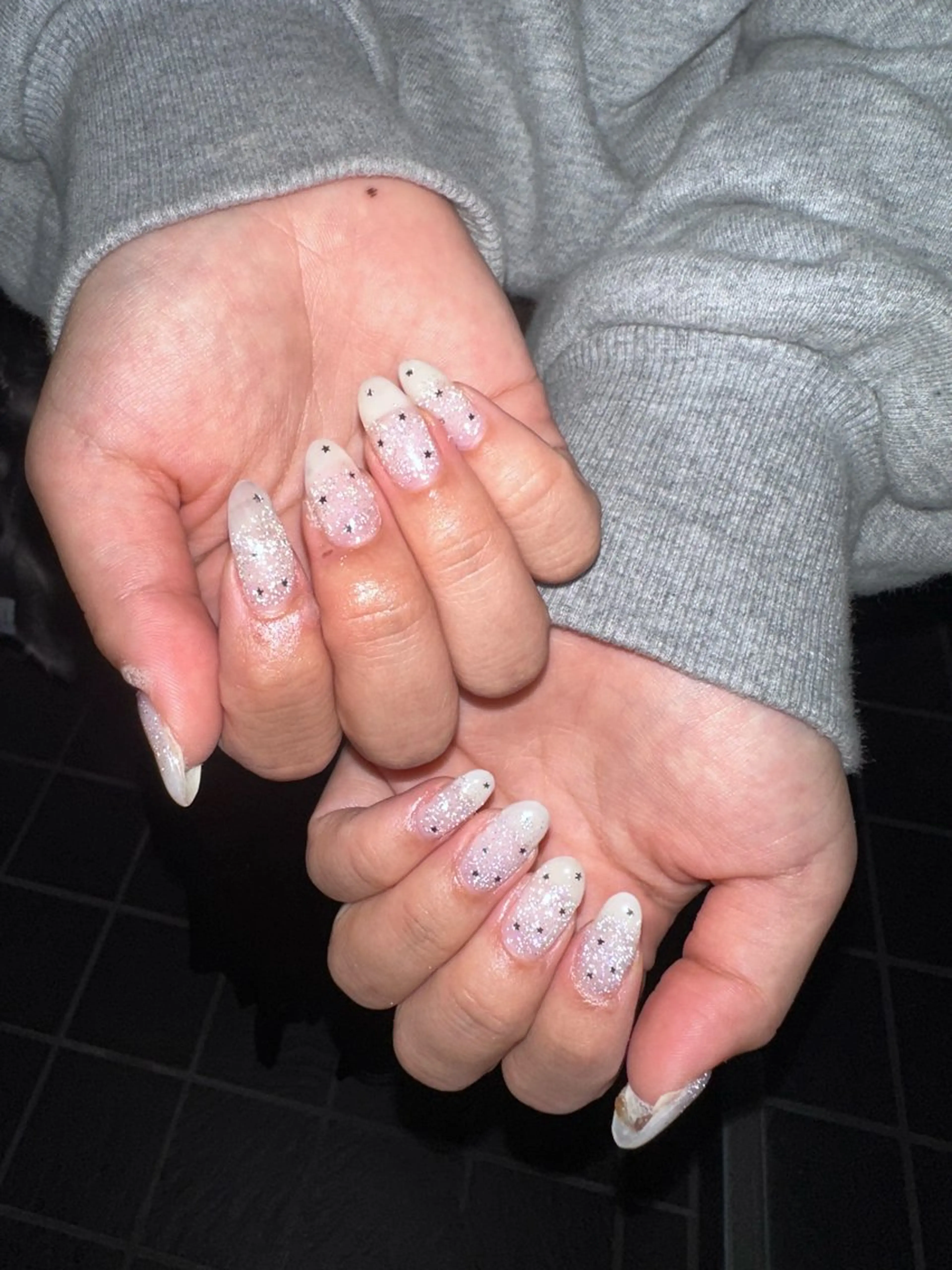 ネイル アートネイル MIYUU♡*.+ﾟ ワンホン/ニュアンスのネイルデザイン