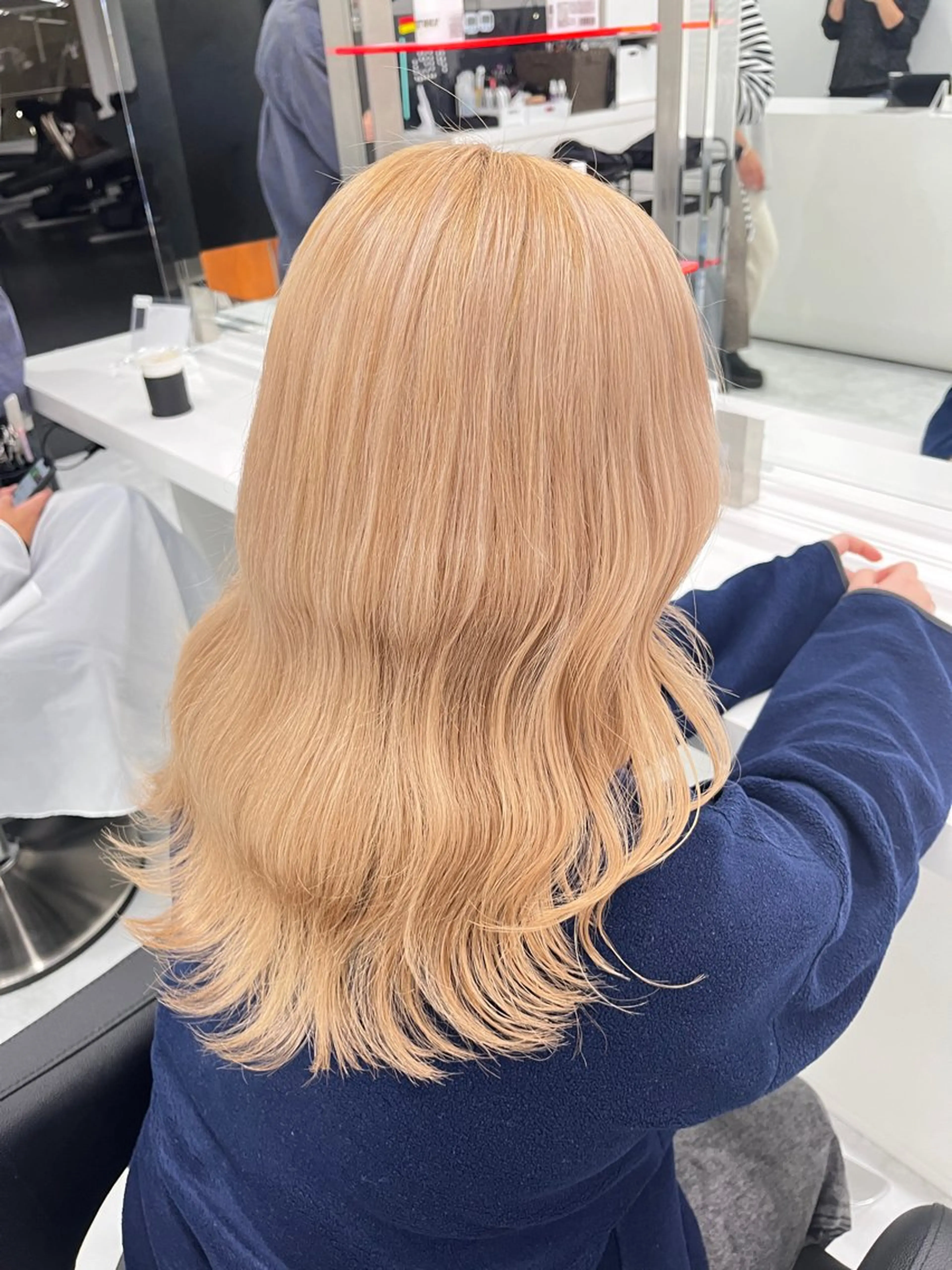 セミロング カラー 韓国風透明感カラー‎ /yurinのヘアスタイル