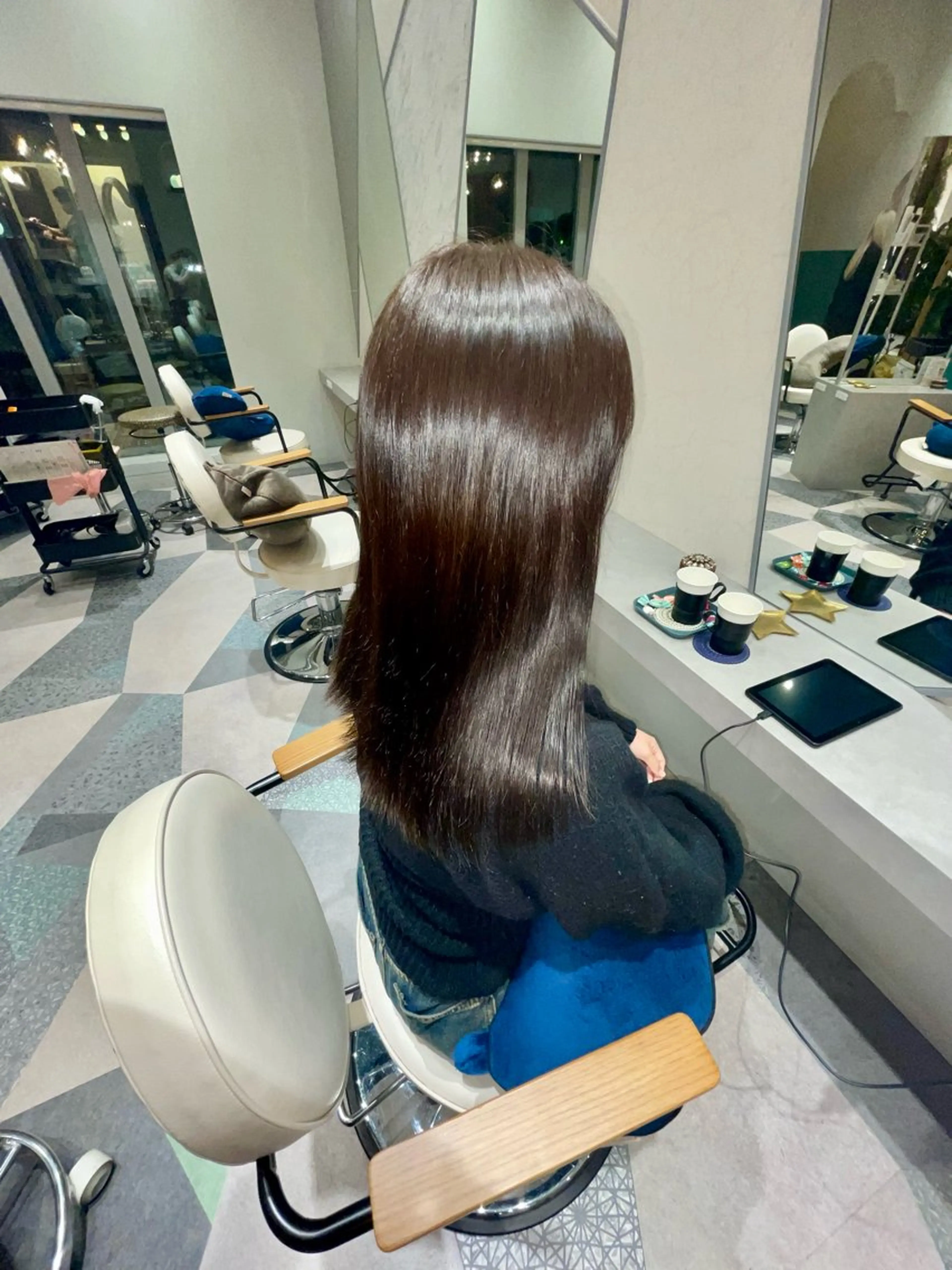 ✨髪質改善✨ストレート（cut込み）の写真