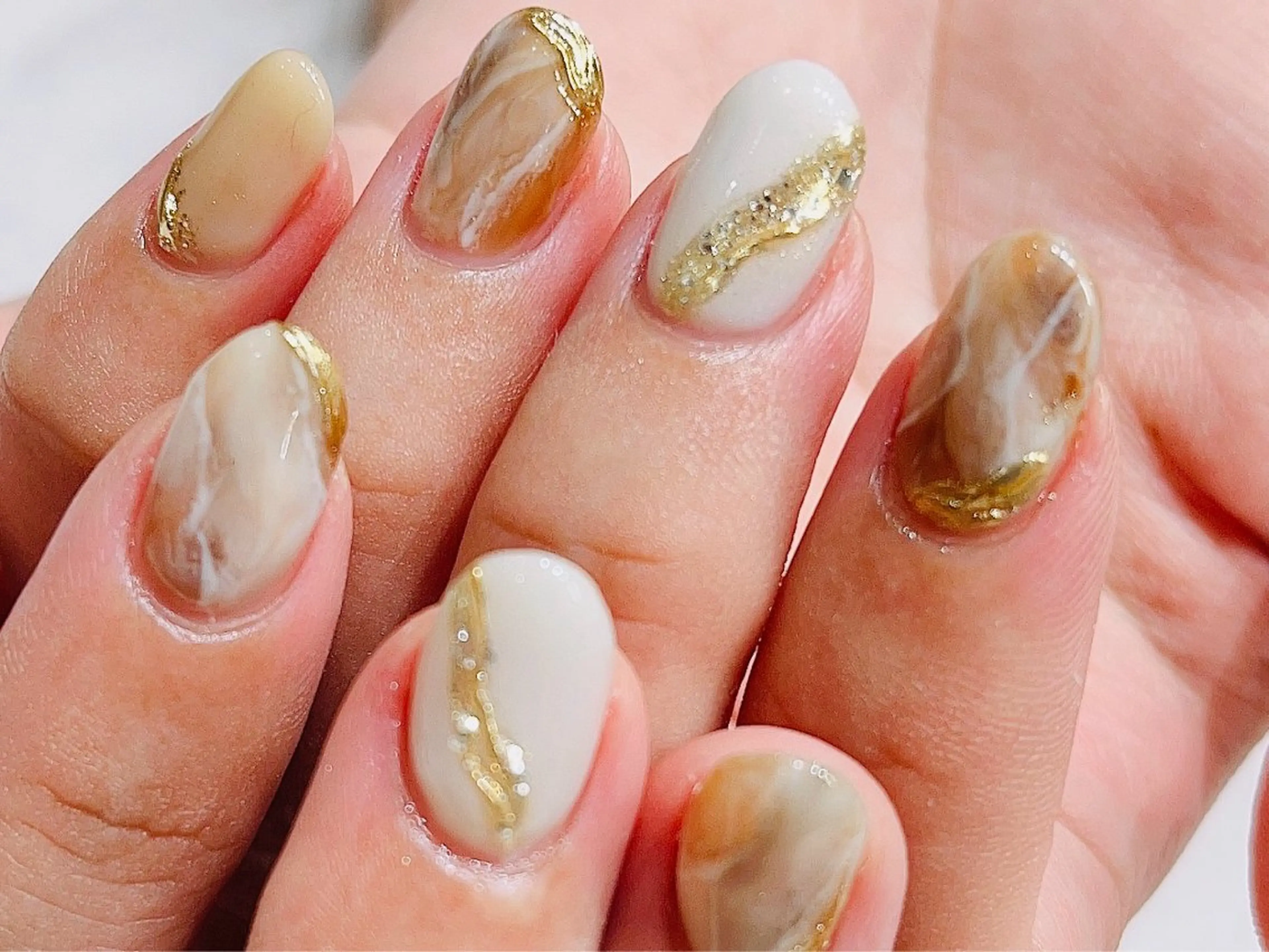 ミディアム ハンドネイル nail salon topaのネイルデザイン