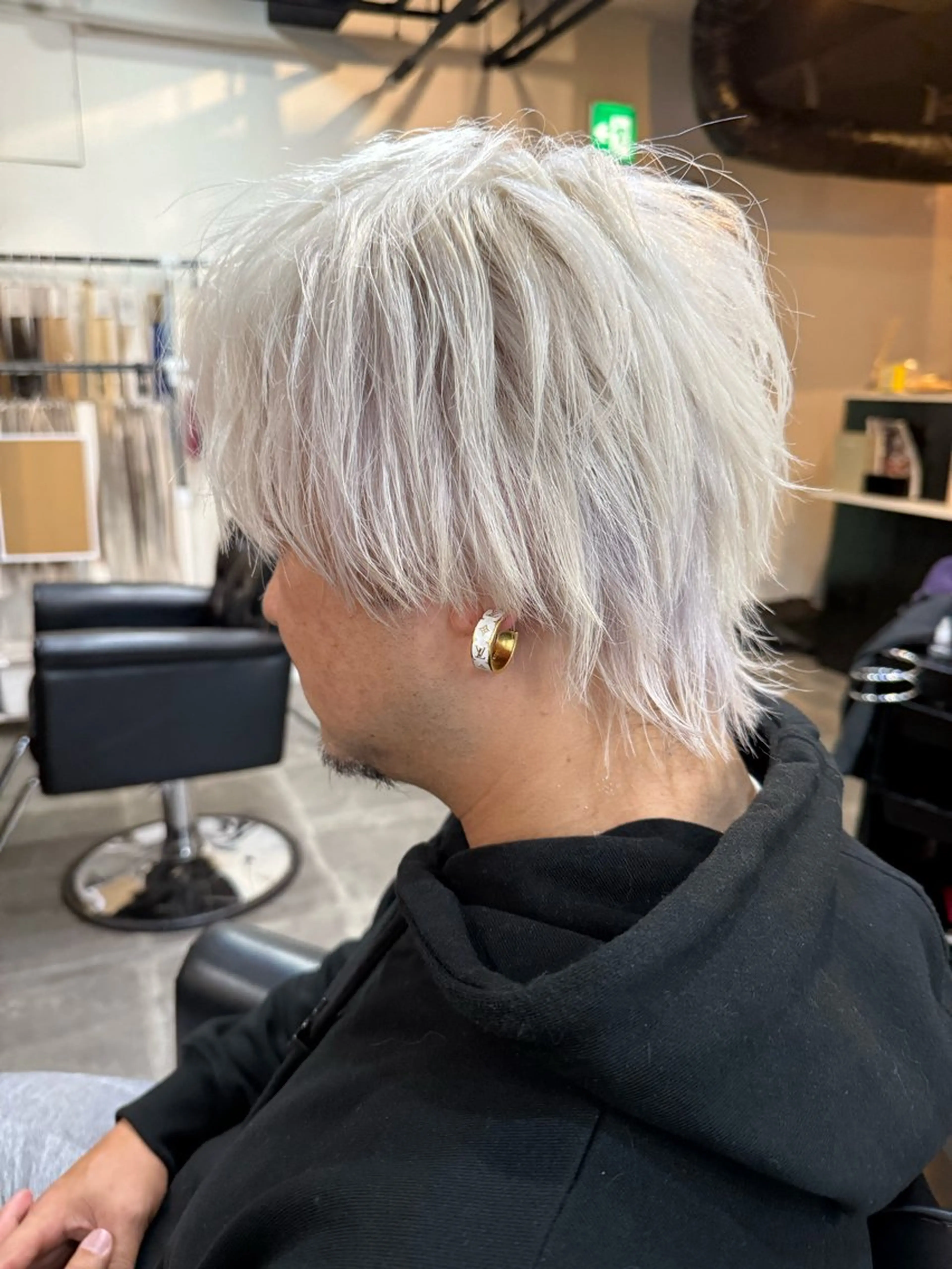 【メンズウルフカット限定】カット＋ダブルカラーの写真