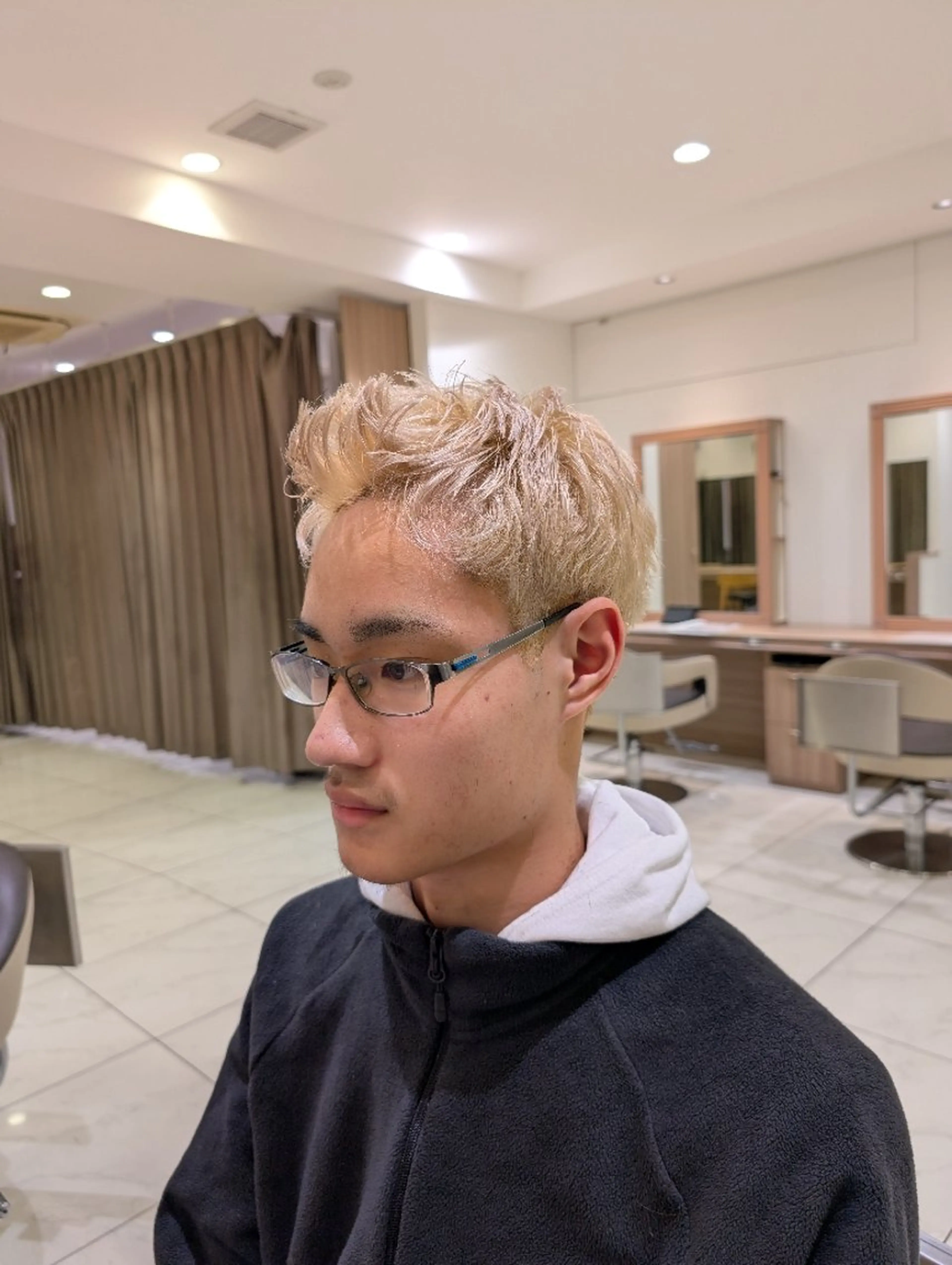 ショート カット ヘアカラー トリートメント ヘッドスパ ヘアセット 【メンズ特化】 稲次結人のヘアスタイル