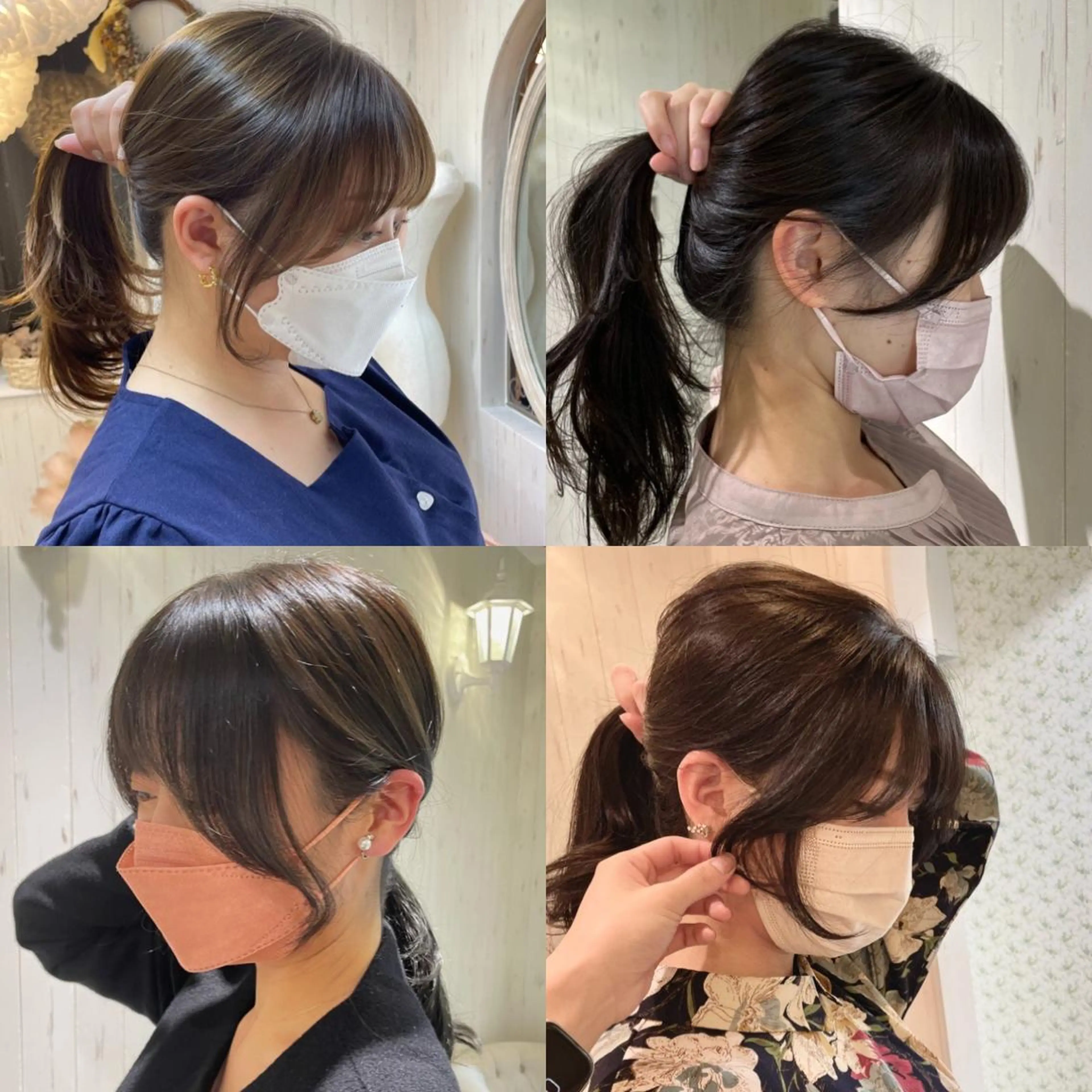 ロング カット ヘアカラー Osoko Hiyoriのヘアスタイル