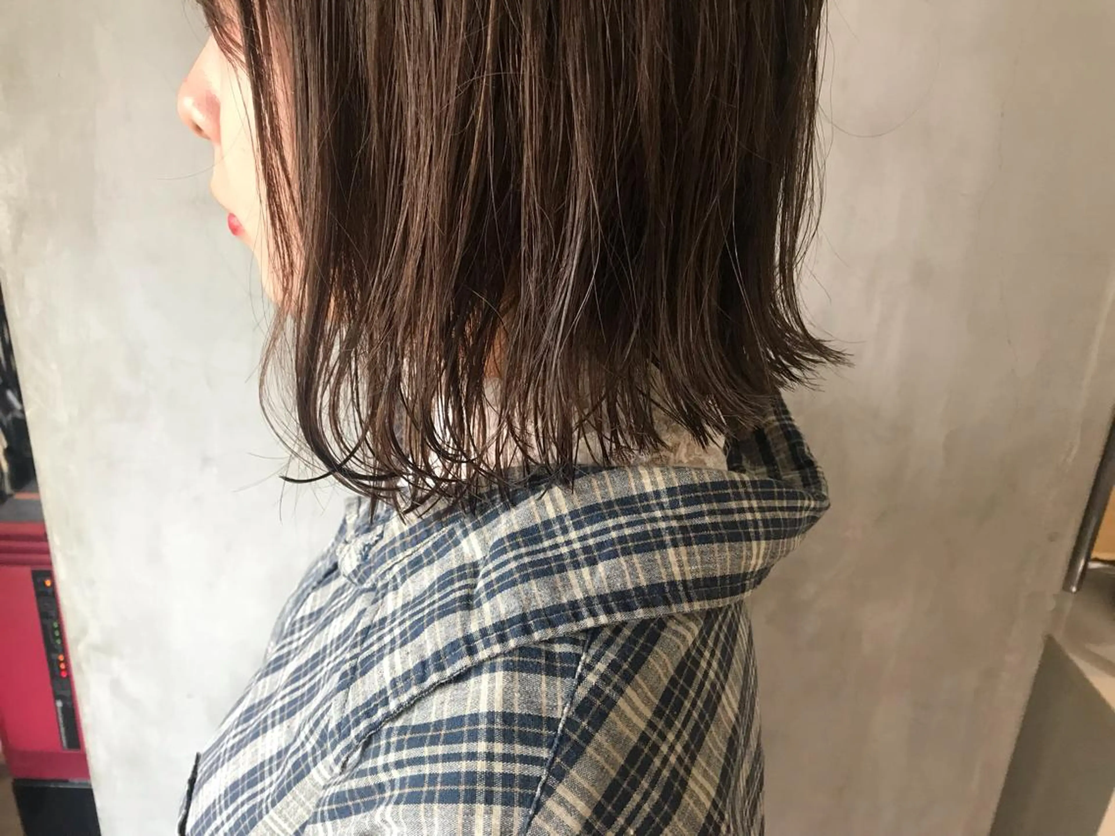 ショート カラー ヘアアレンジ 切りっぱなしボブ ボブ stylist/蛯谷 珠里のヘアスタイル