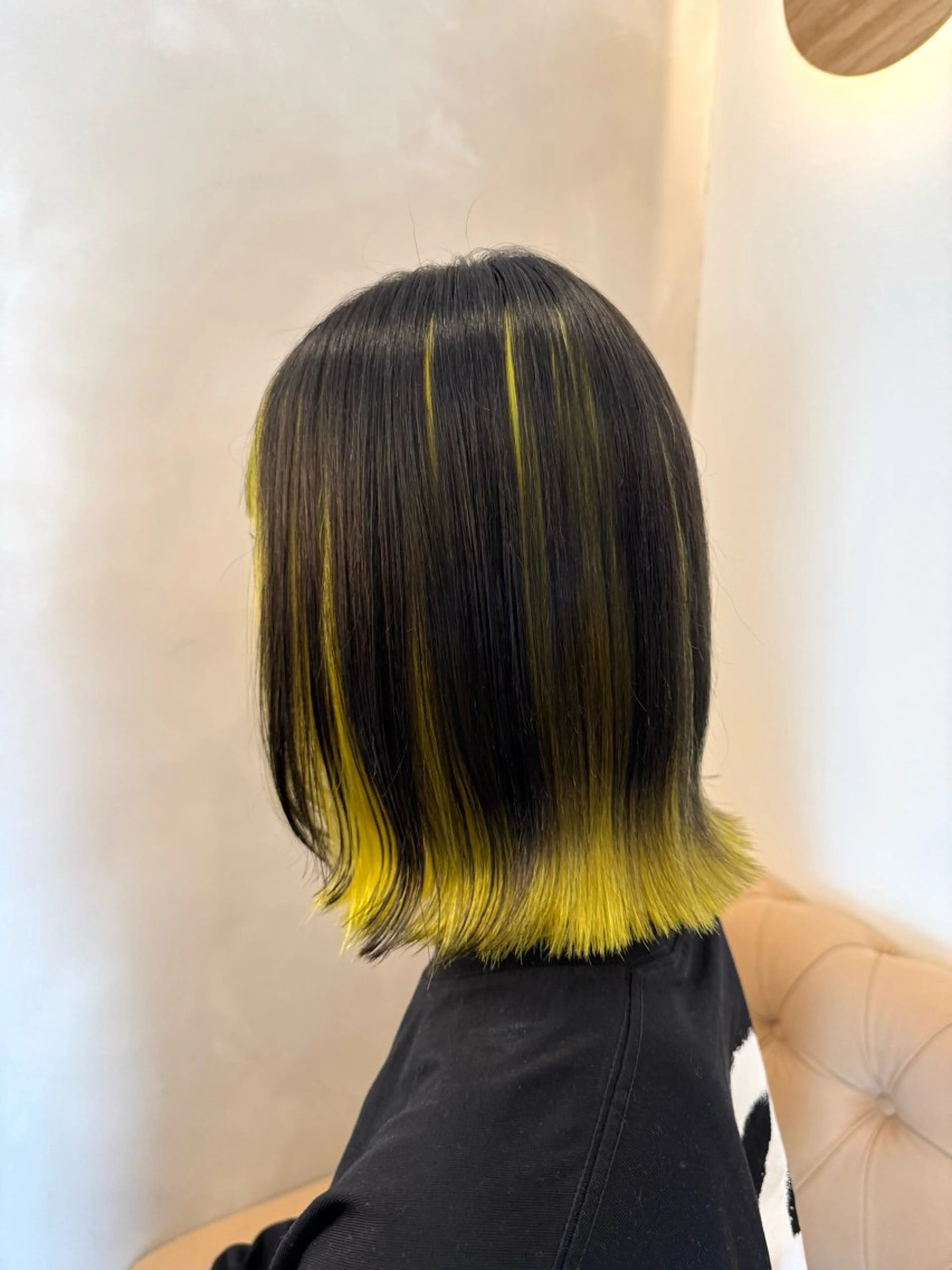 ミディアム カラー ヘアカラー トリートメント 矢場町/ダブルカラー /レイヤー/アリサのヘアスタイル