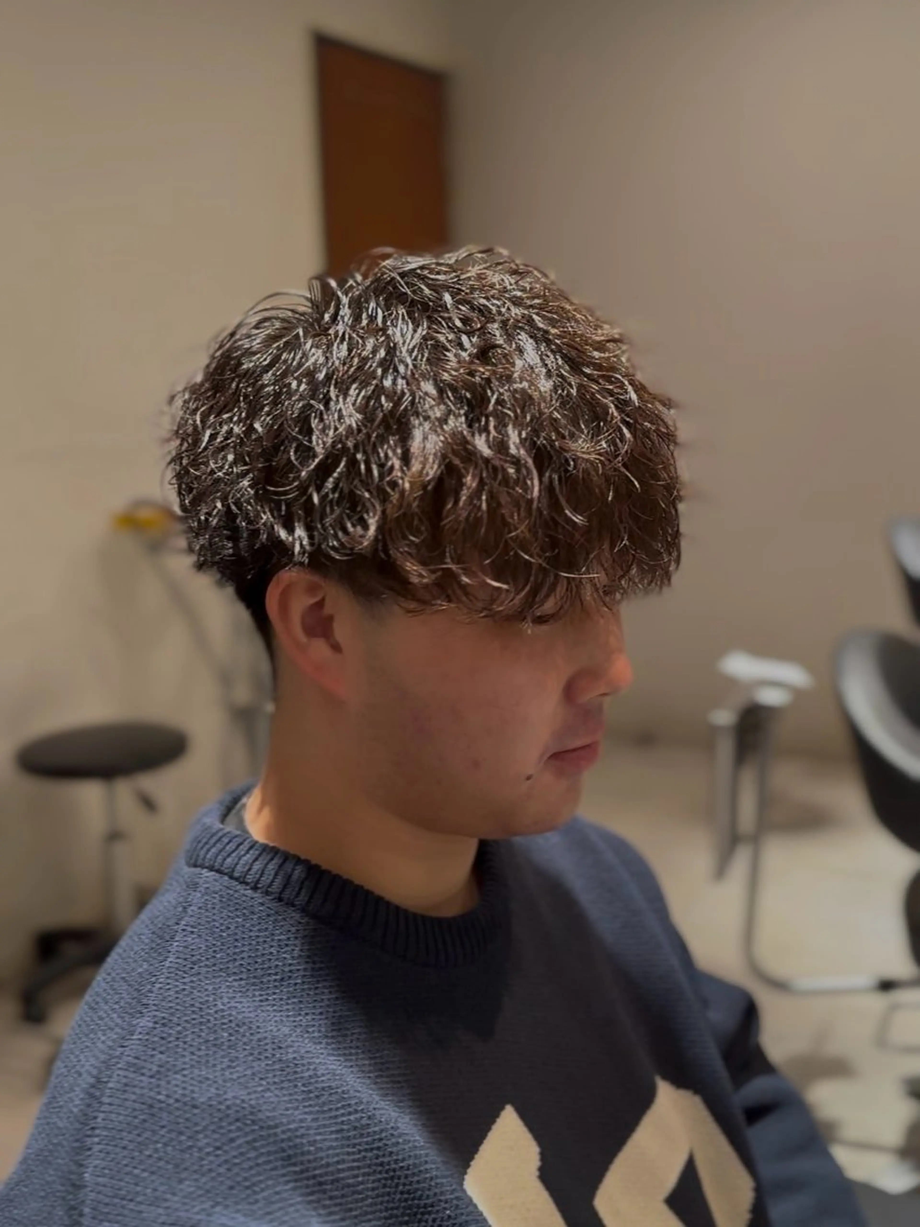 ショート パーマ メンズ カット パーマ トリートメント ヘッドスパ 【tocca茨木】 MOMOKAのヘアスタイル