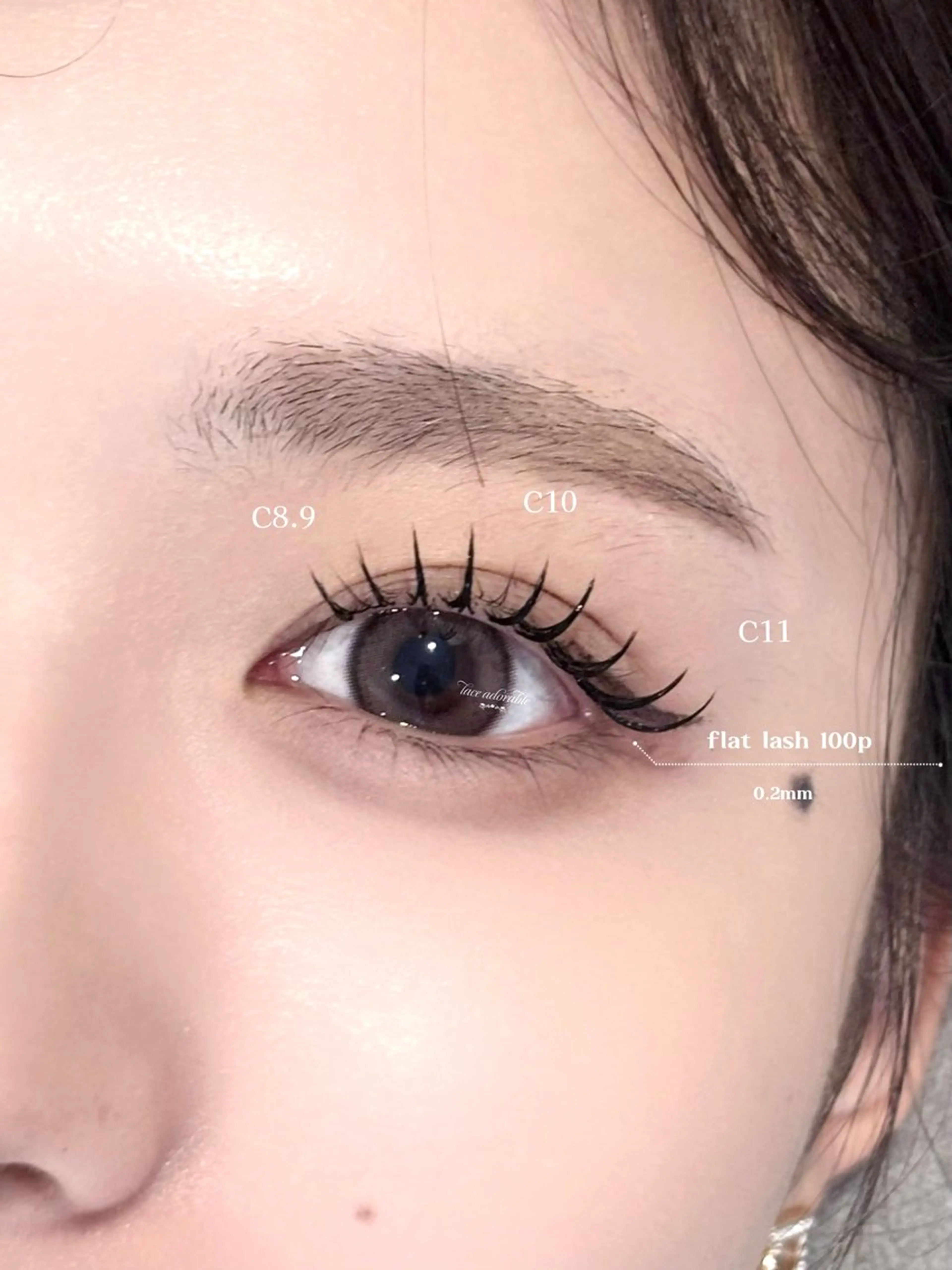 マツエク・マツパ lace adorable所属・レース アドラブル eyeのマツエク・マツパデザイン