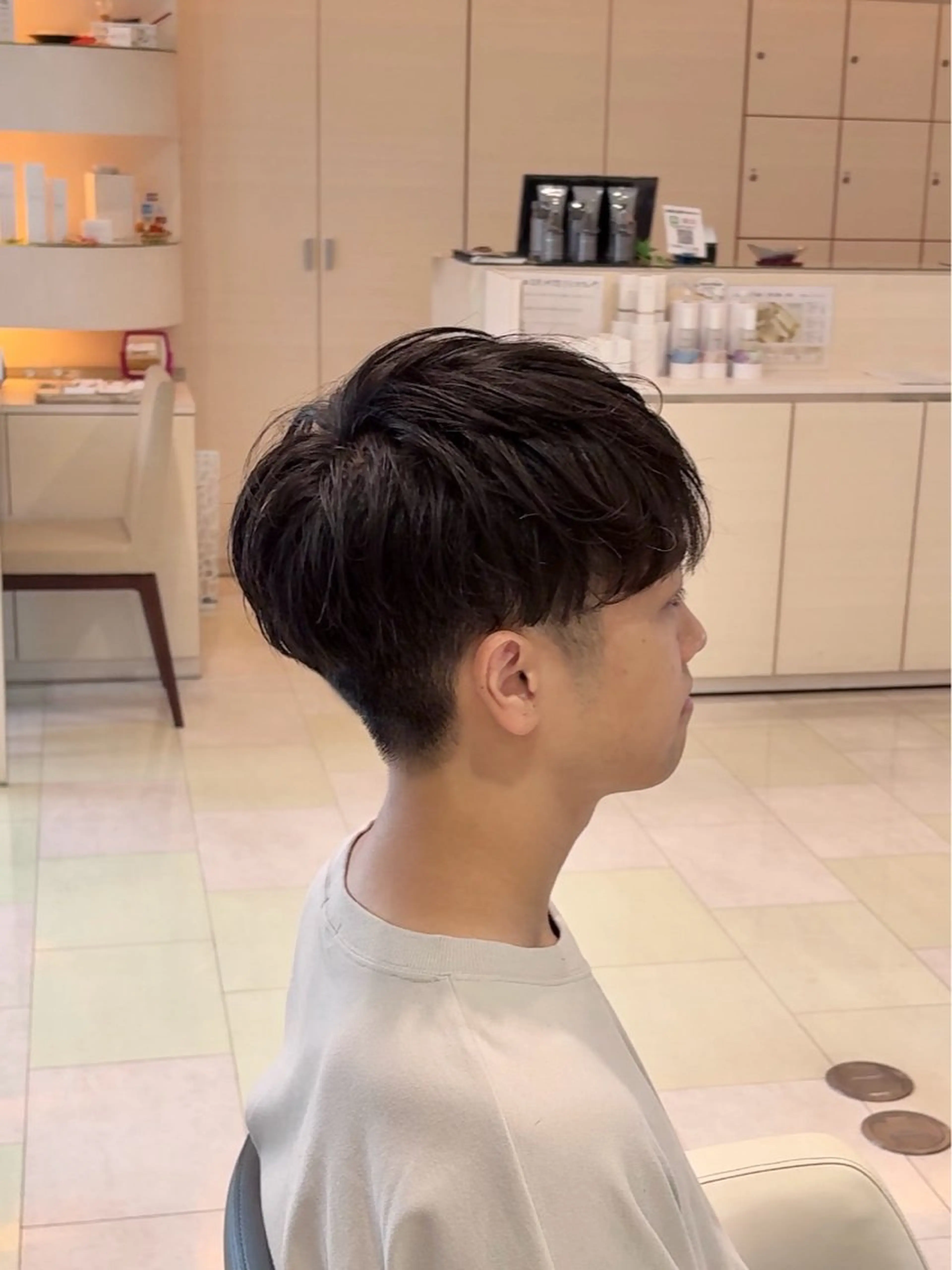 ショート メンズ カット GRAZIE due所属・シャドウパーマ ・波巻き/篠谷祐輝のヘアスタイル