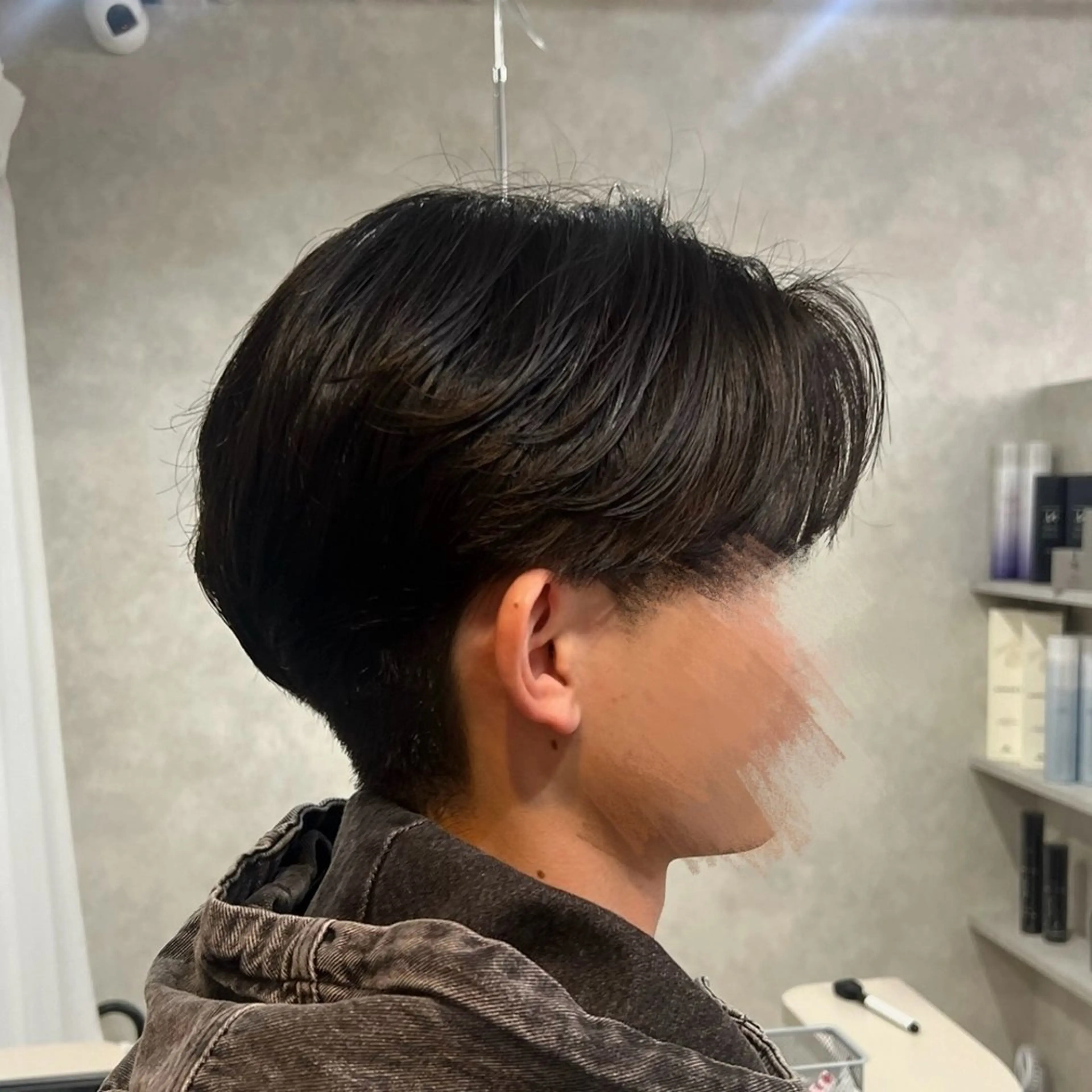 メンズ カット パーマ ニュアンスパーマ🌀 毛流れ🩶イザベラのヘアスタイル