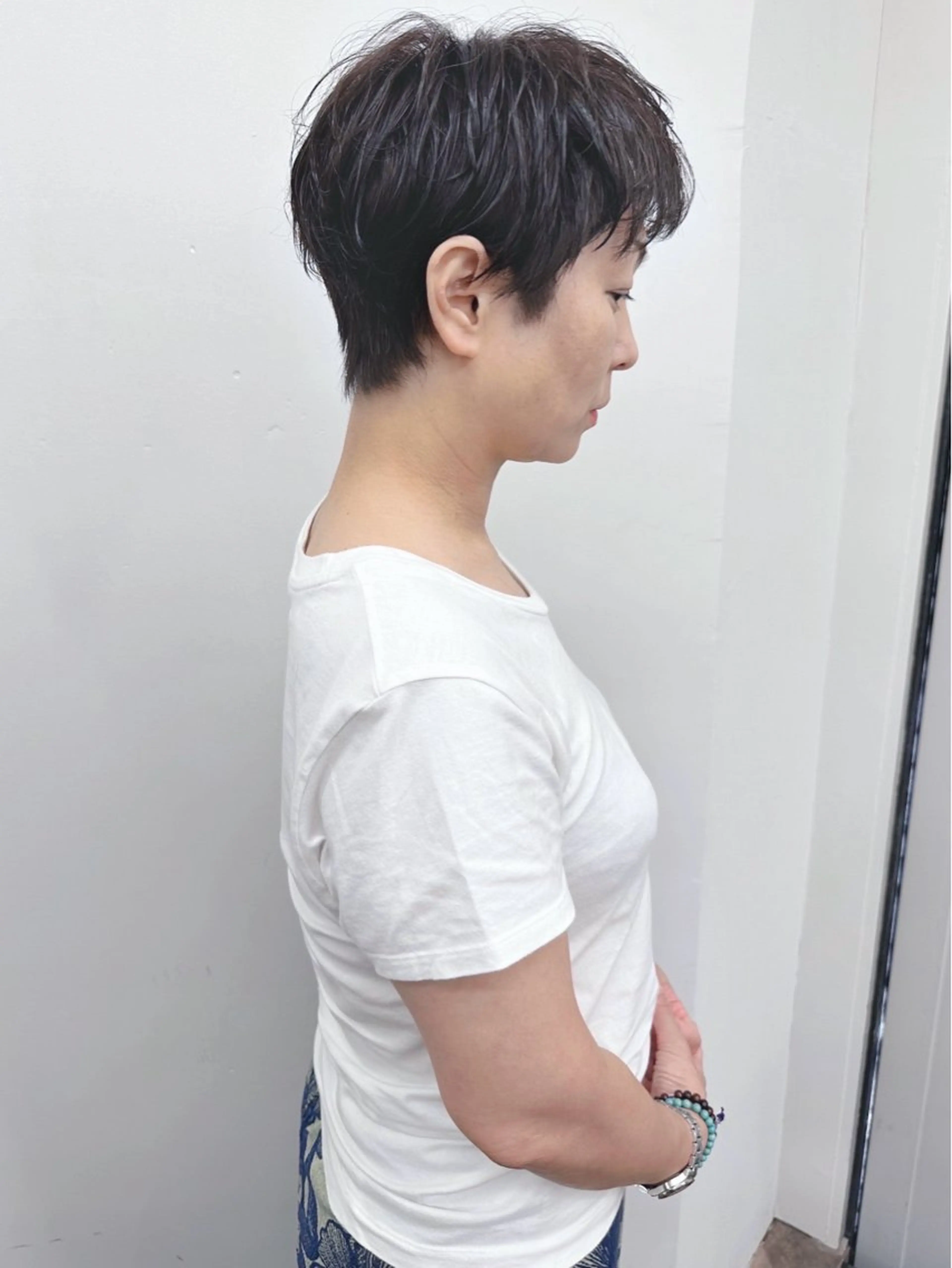 ショート パーマ カット パーマ 小顔ボブ/お悩み解決 /ボブパーマ/とういのヘアスタイル