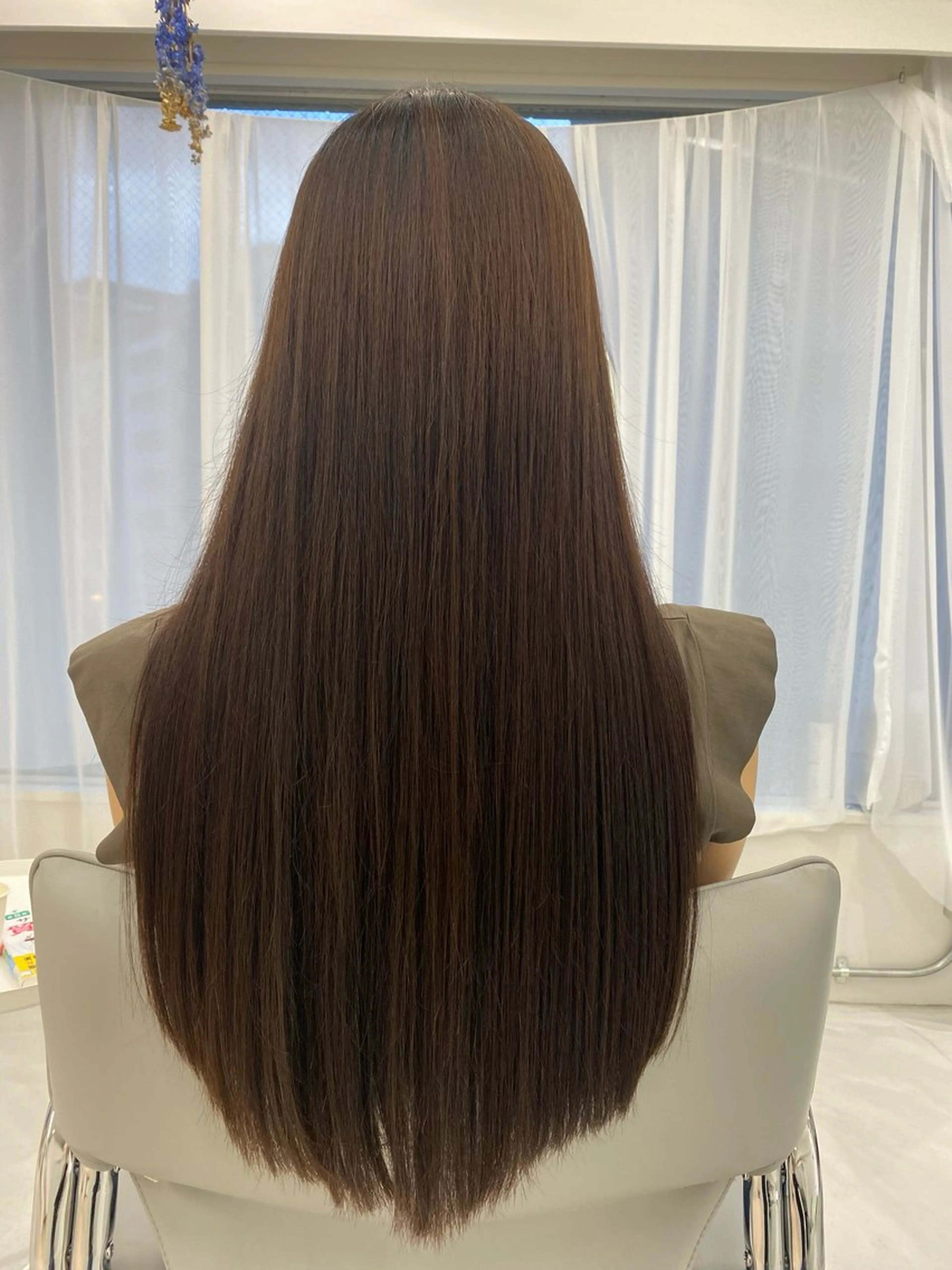 ロング カラー パーマ ブリーチ ハイライトカラー 伸ばしかけ ハイライト 髪質改善 縮毛矯正 kiki所属・中田 敏明のヘアスタイル