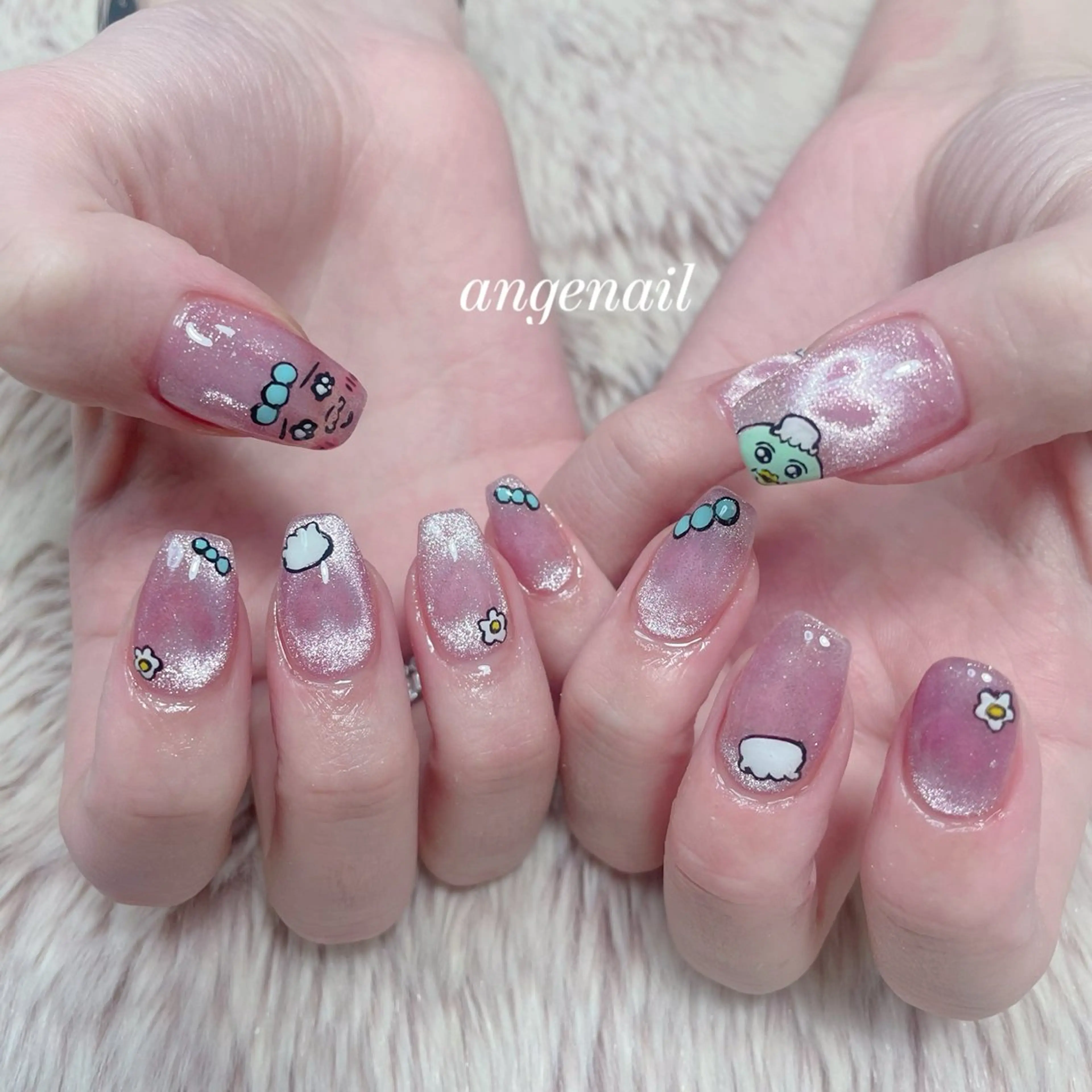 ネイル ハンドネイル オーナーネイリスト MAKIのネイルデザイン