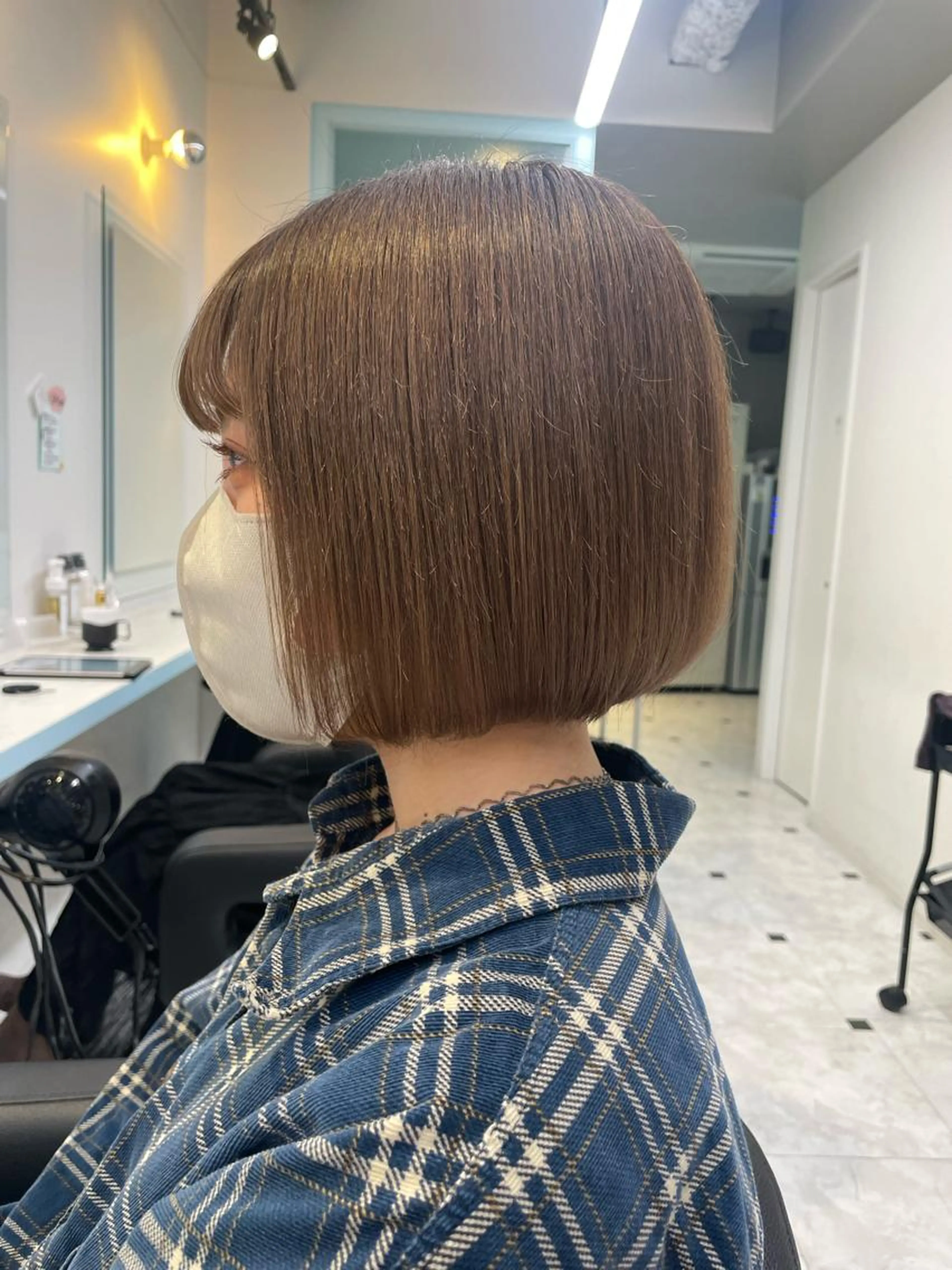 【🩵🪽人気メニュー🩵🪽】似合わせカット+ケアトリートメント / 扱いやすいボブならお任せください＾＾‼️の写真