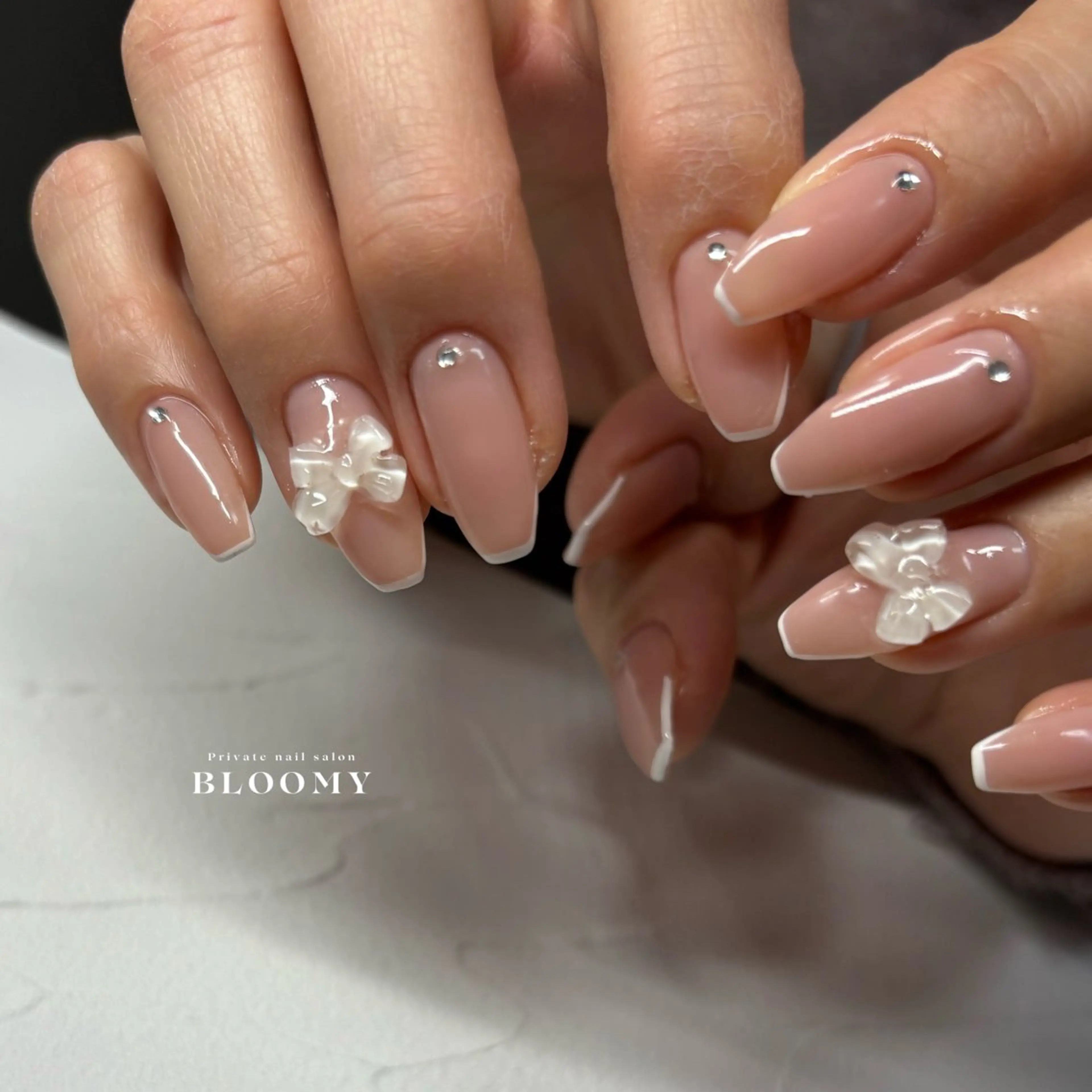 ネイル シンプルネイル BLOOMY nailのネイルデザイン