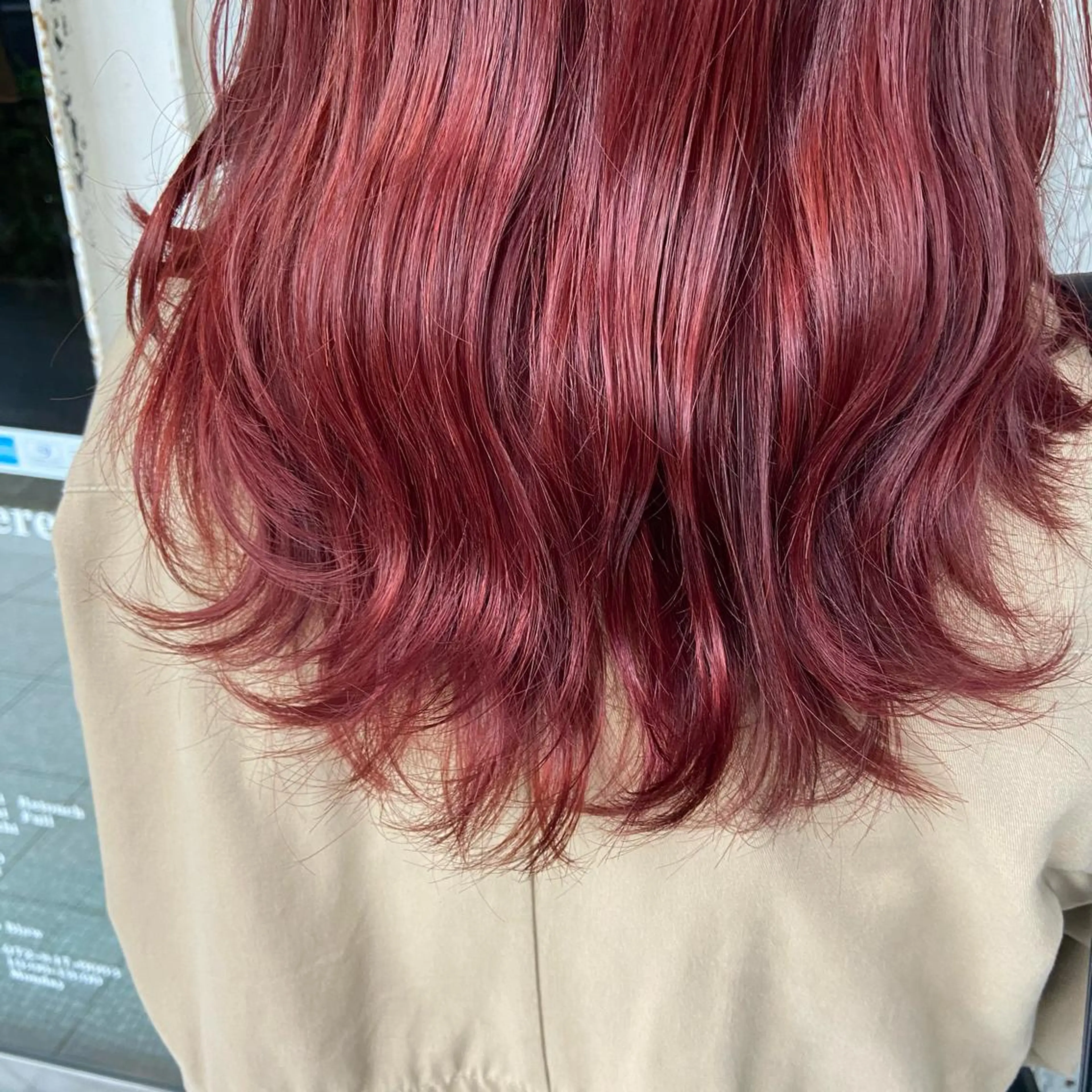 ロング カラー 馬場 瑞穂のヘアスタイル