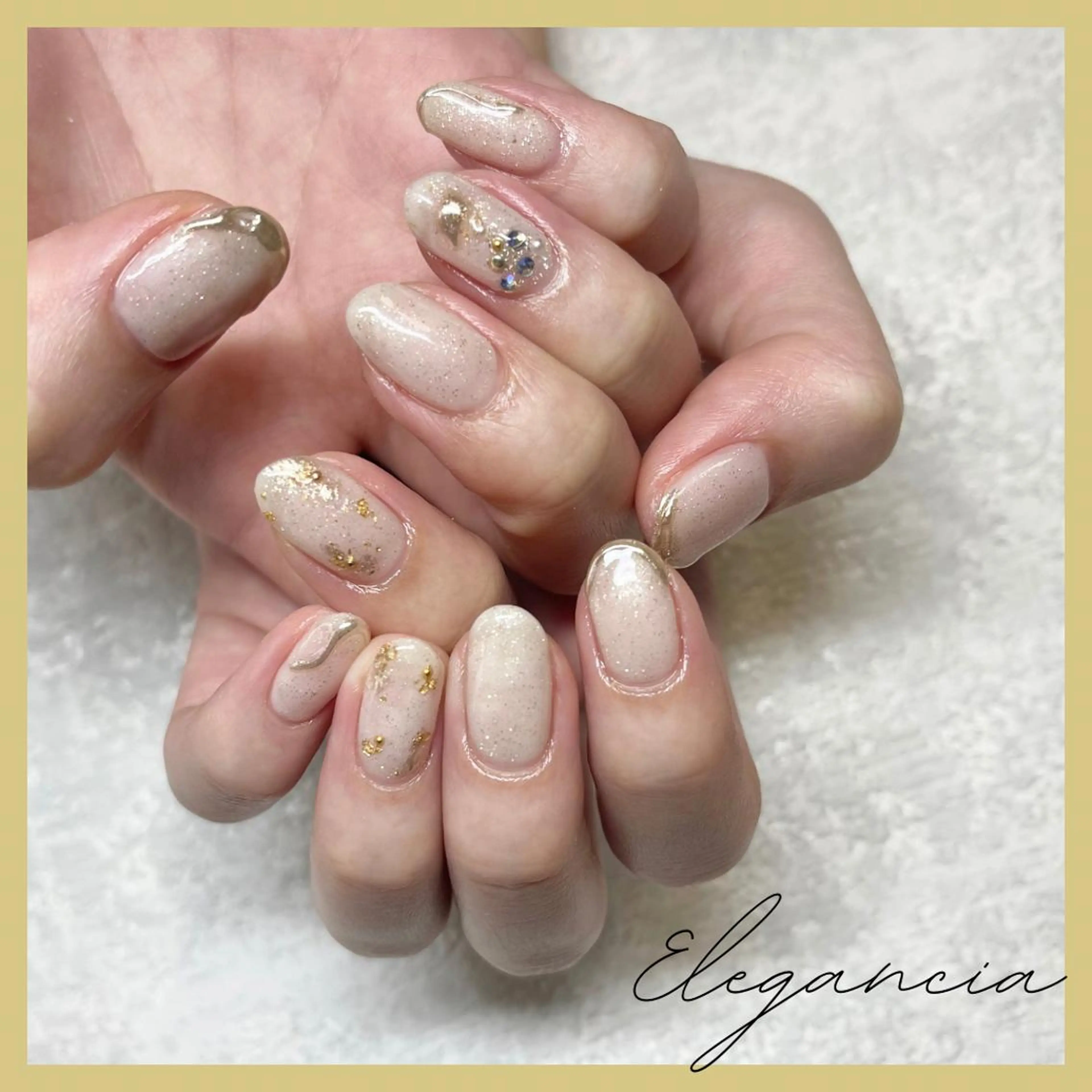 カラー ネイル ハンドネイル Elegancia. Hiromiのネイルデザイン