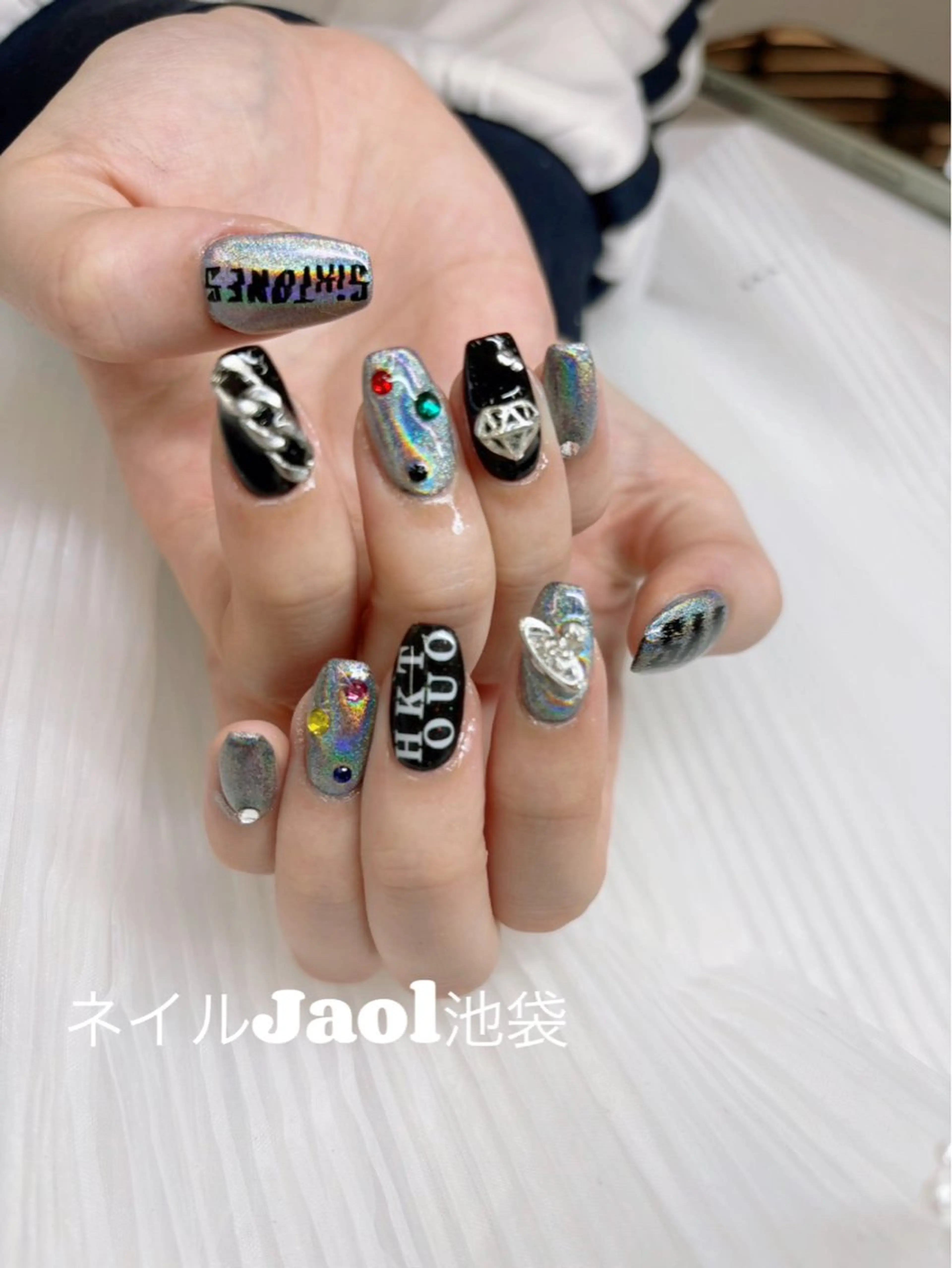 ミディアム nail jaol池袋店所属・ネイルJaol 池袋のネイルデザイン