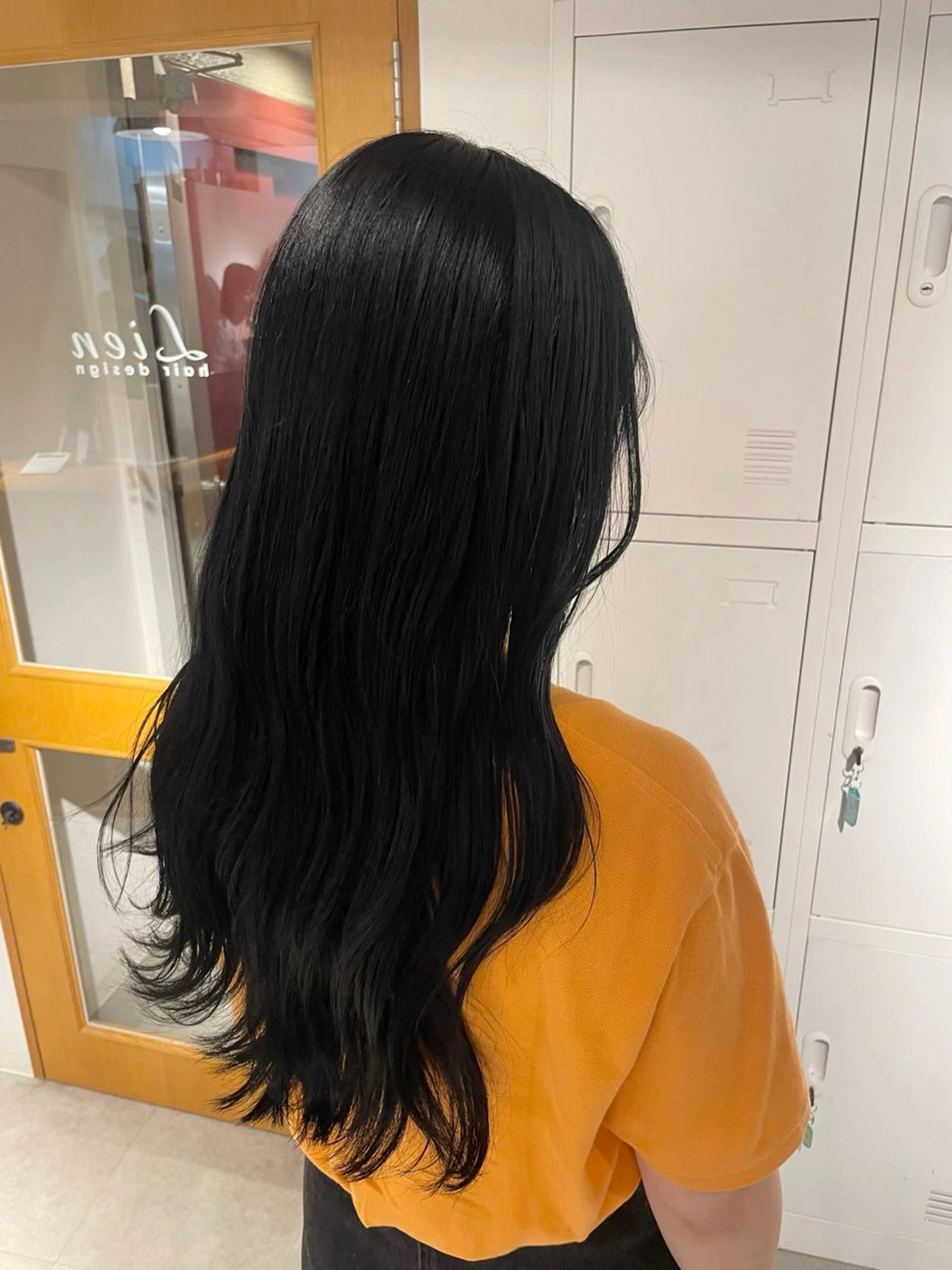 ロング カラー ヘアアレンジ 女性専用サロンiiro【イロ】所属・【韓国ヘア/透明感 カラー】makotoのヘアスタイル