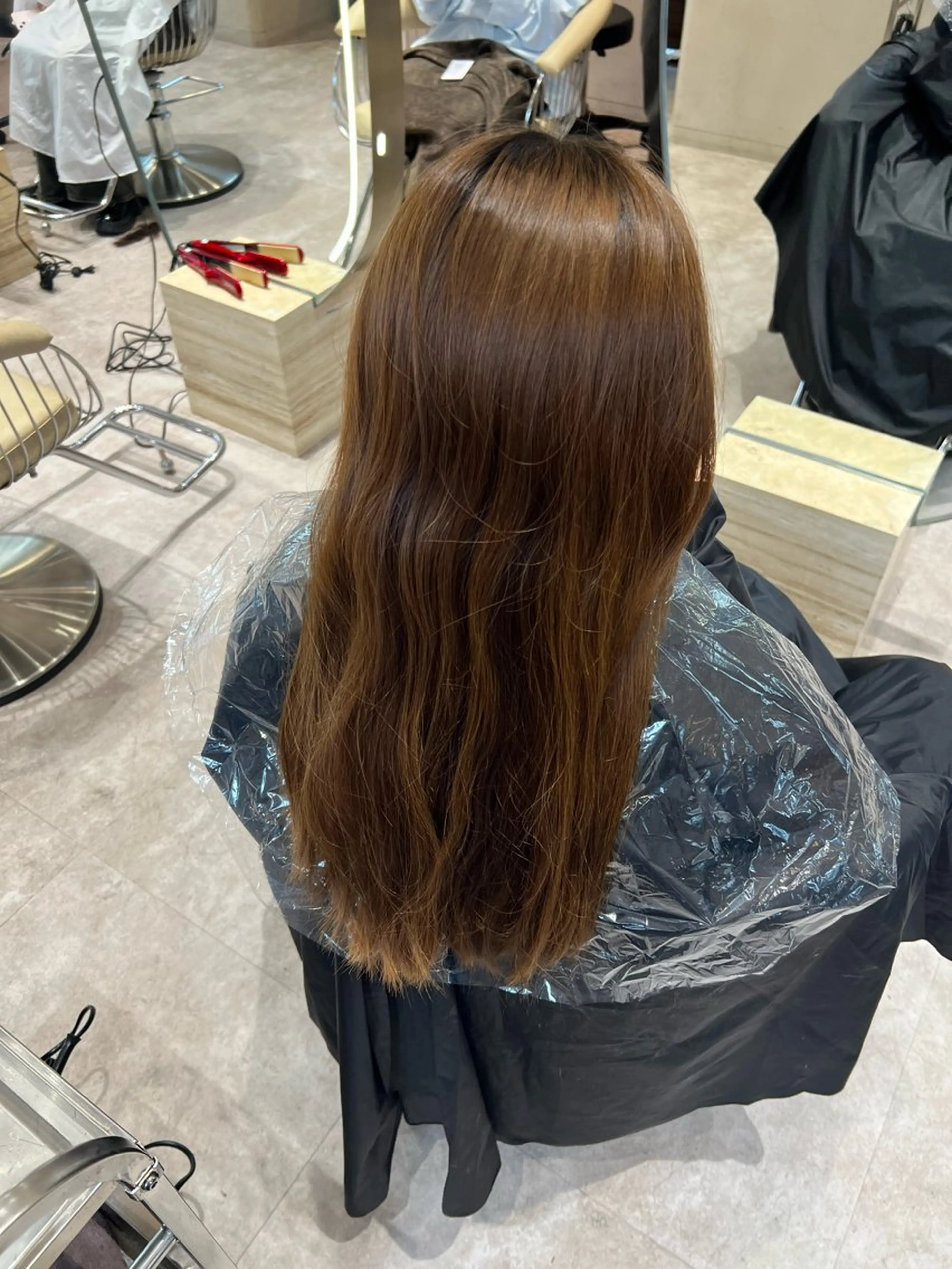 ミディアム カラー ✨髪質改善 縮毛矯正 艶髪 立川 コウキ✨のヘアスタイル