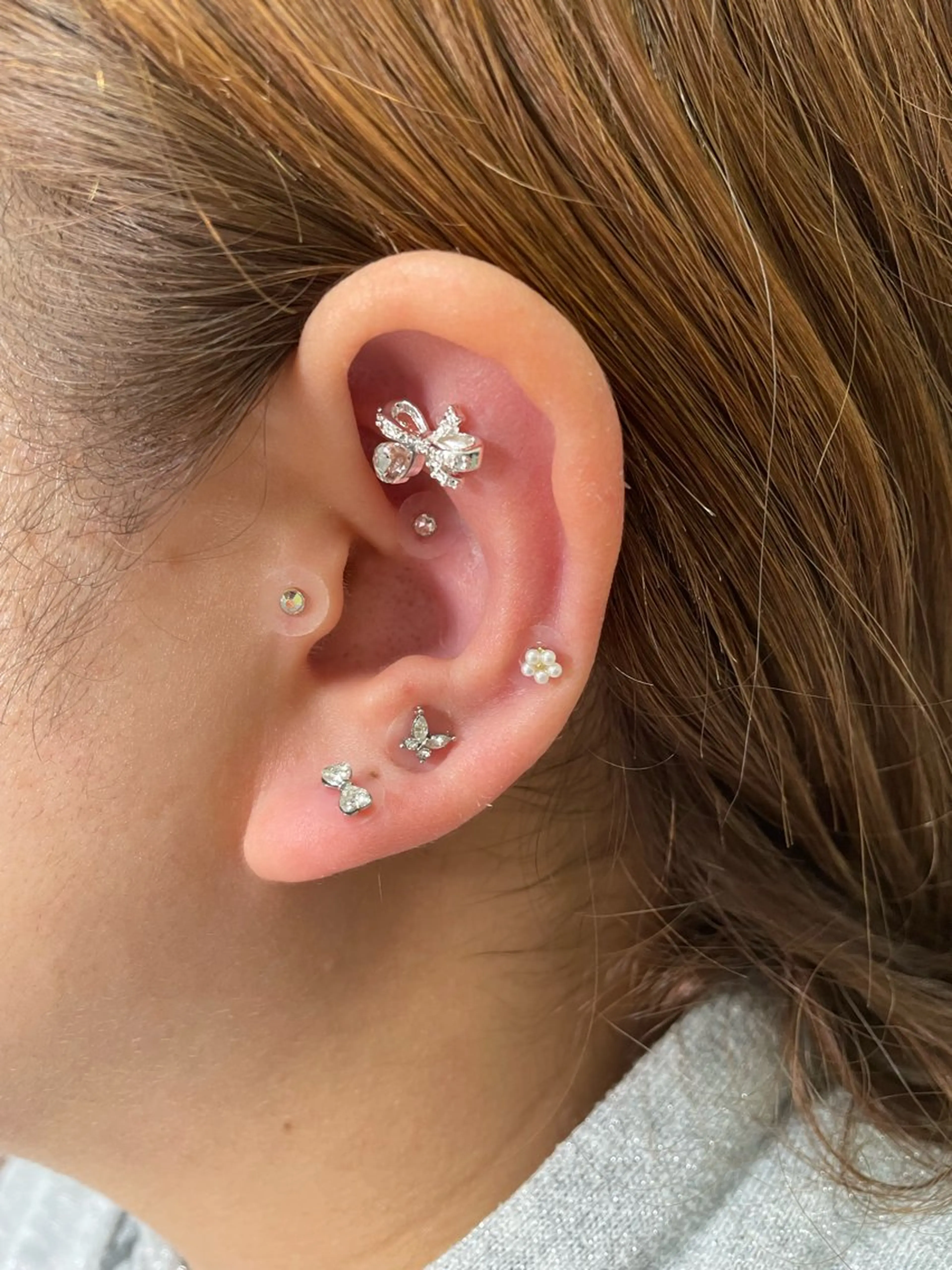 Mi-roomネイル 耳ツボジュエリーのネイルデザイン