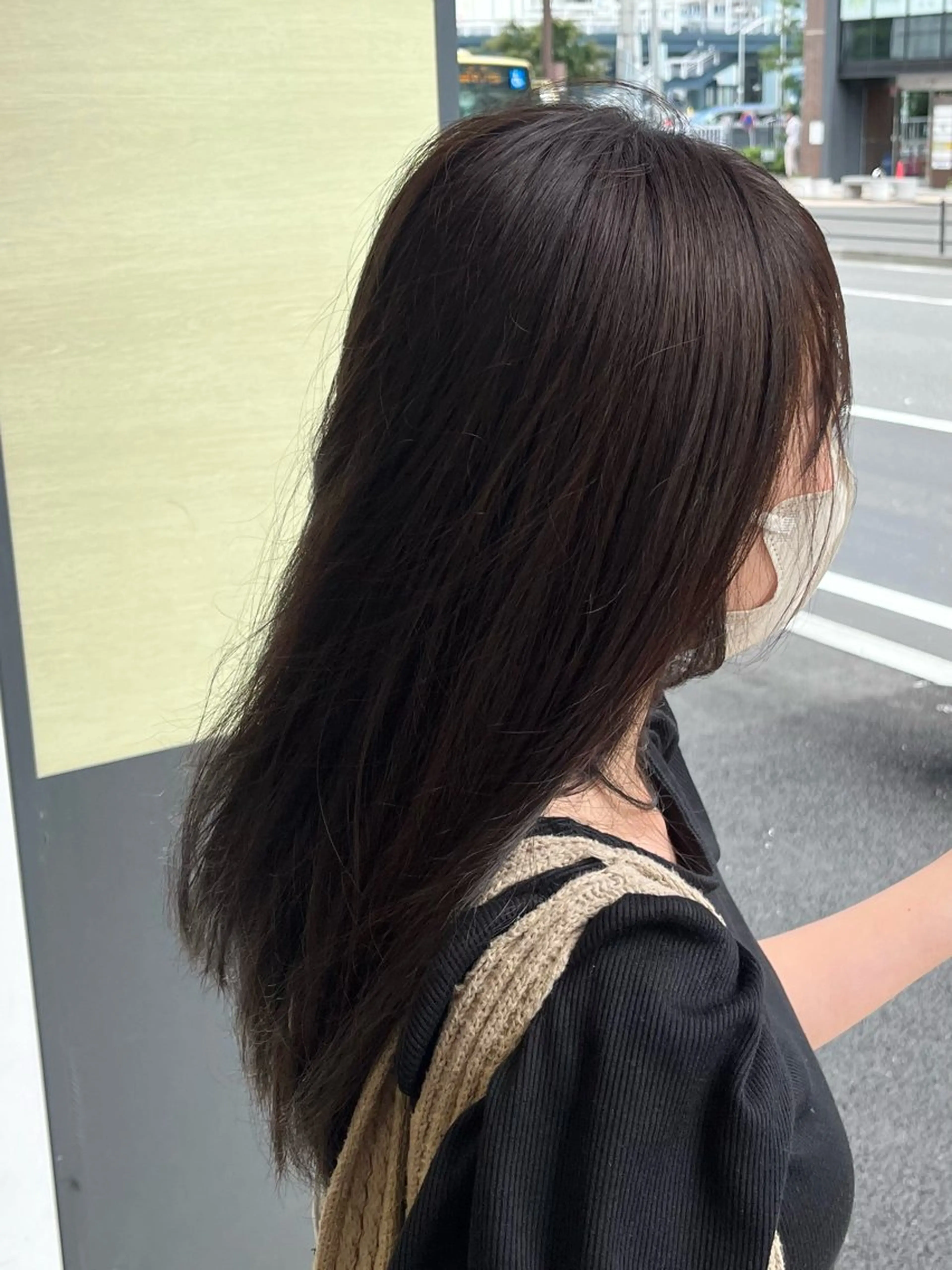 カラー ヘアカラー トリートメント 透明感カラー/ レイヤーカット/麻咲のヘアスタイル