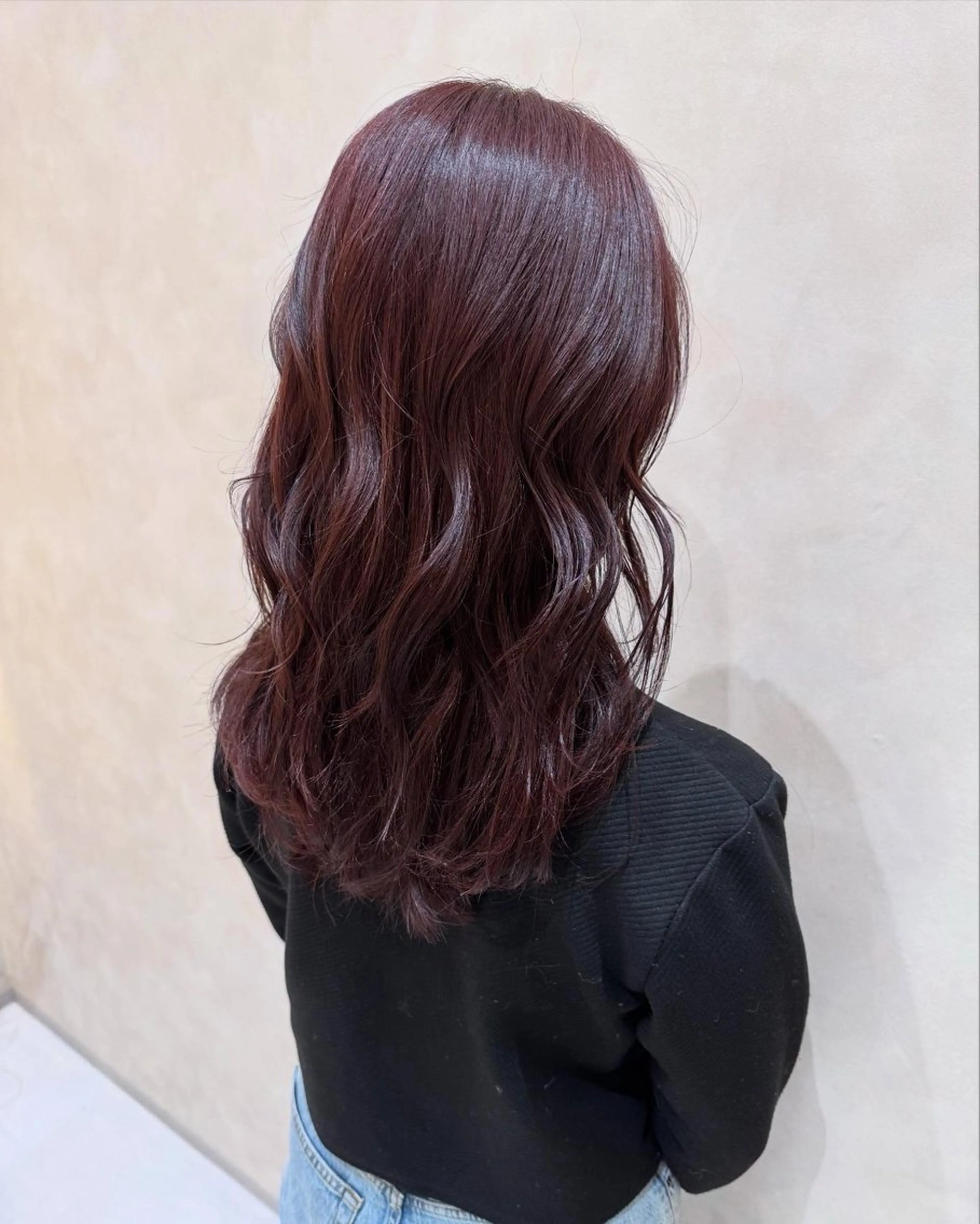 セミロング カット ヘアカラー トリートメント 酸性ストレート 青木優磨のヘアスタイル