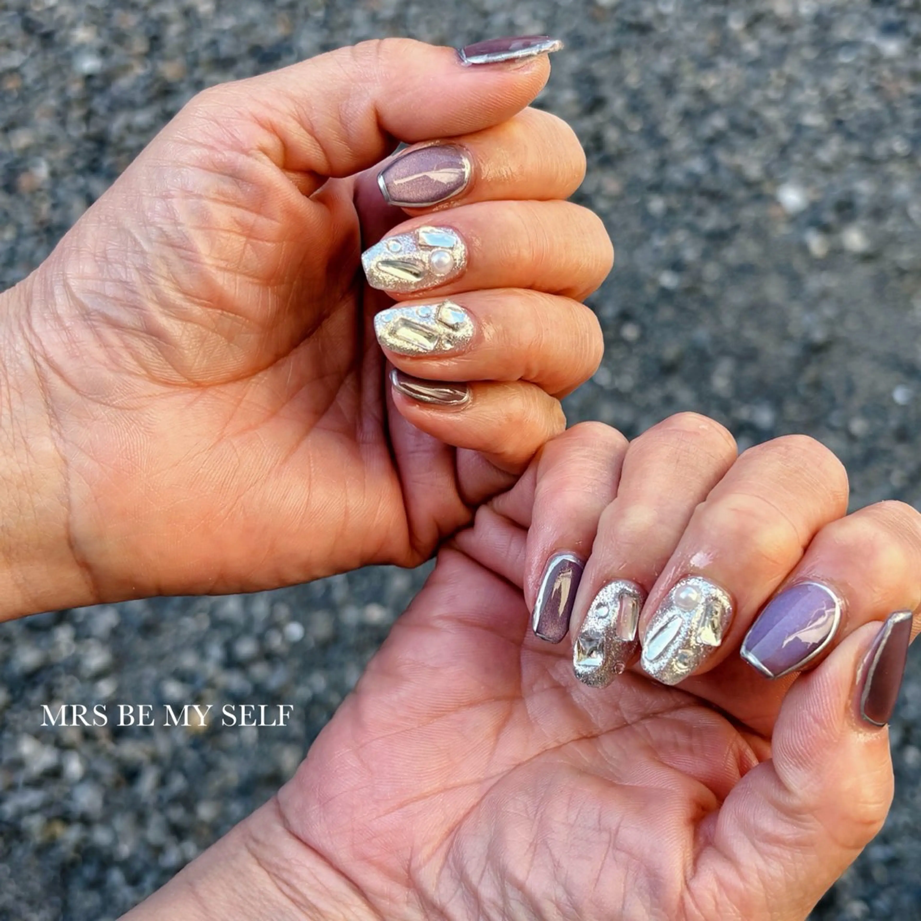 ネイル マグネットネイル MRS/ miyu🎀のネイルデザイン