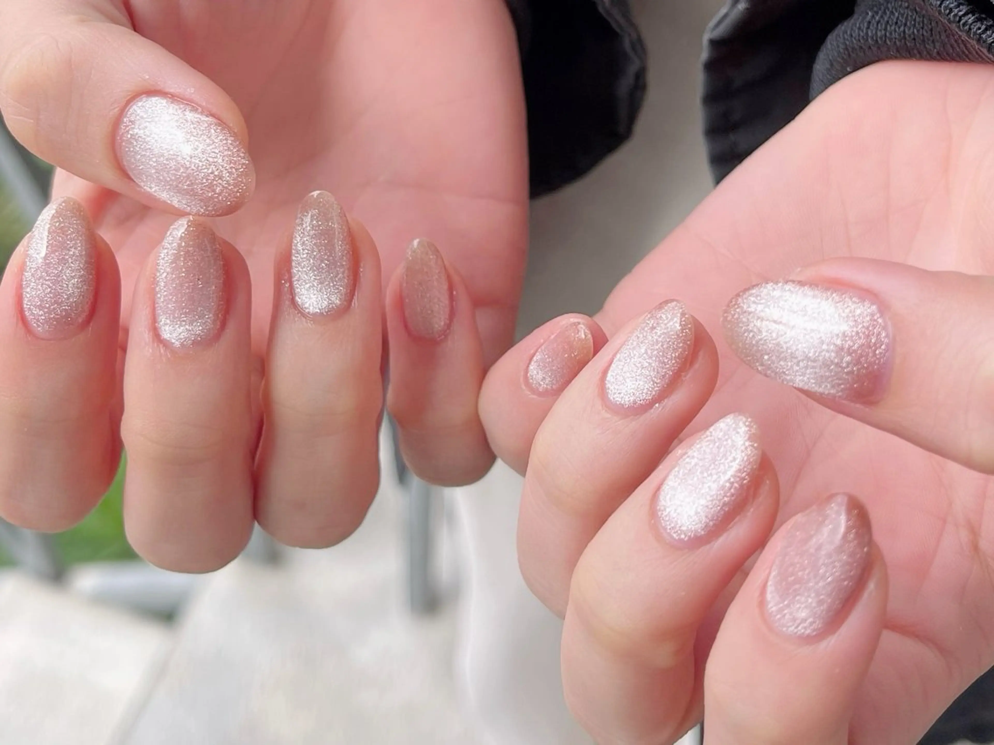 ネイル マグネットネイル ワンカラーネイル ハンドネイル 【ROA】 Chisakiのネイルデザイン