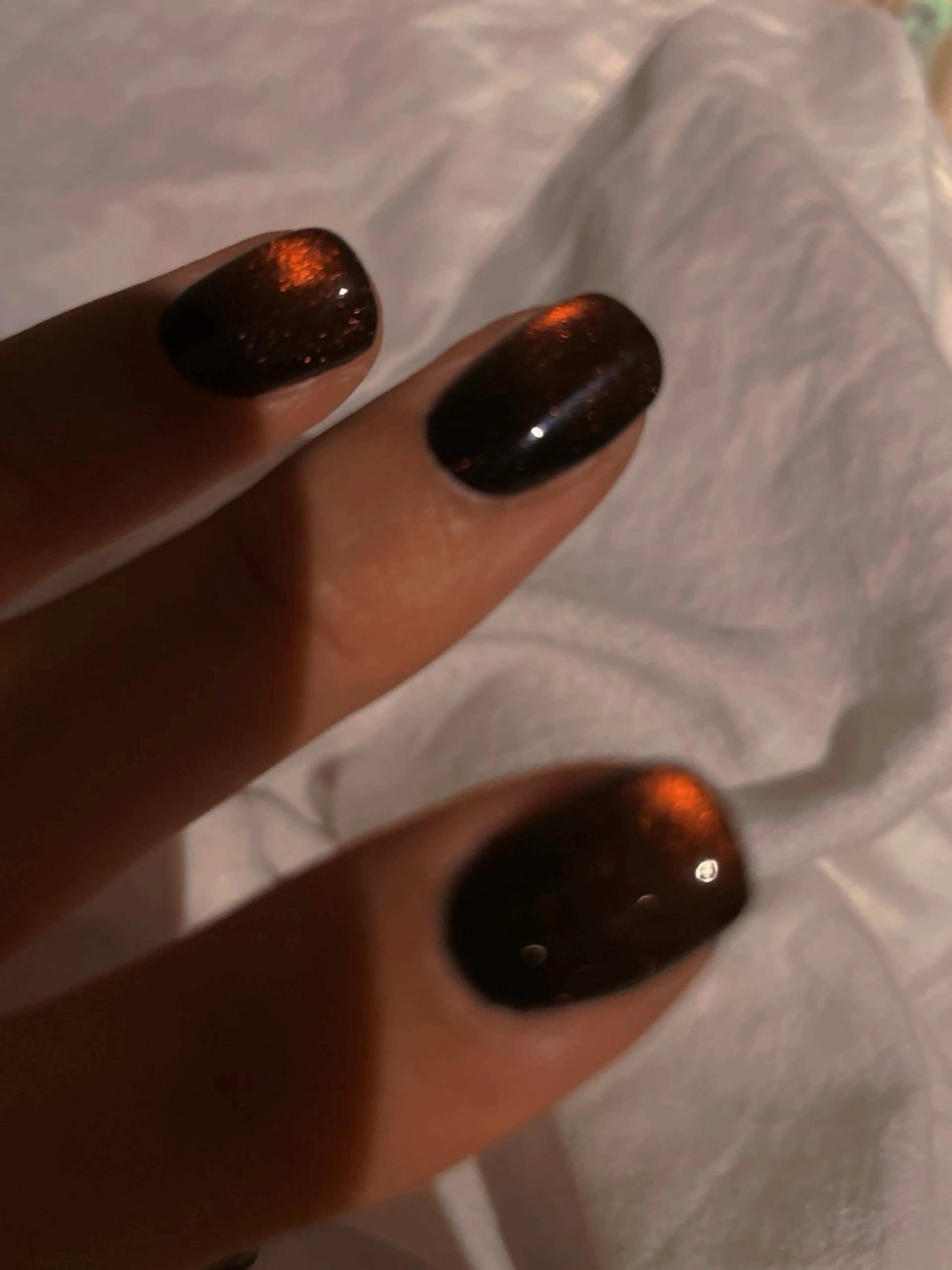 ネイル マグネットネイル オレンジ k. mioのネイルデザイン