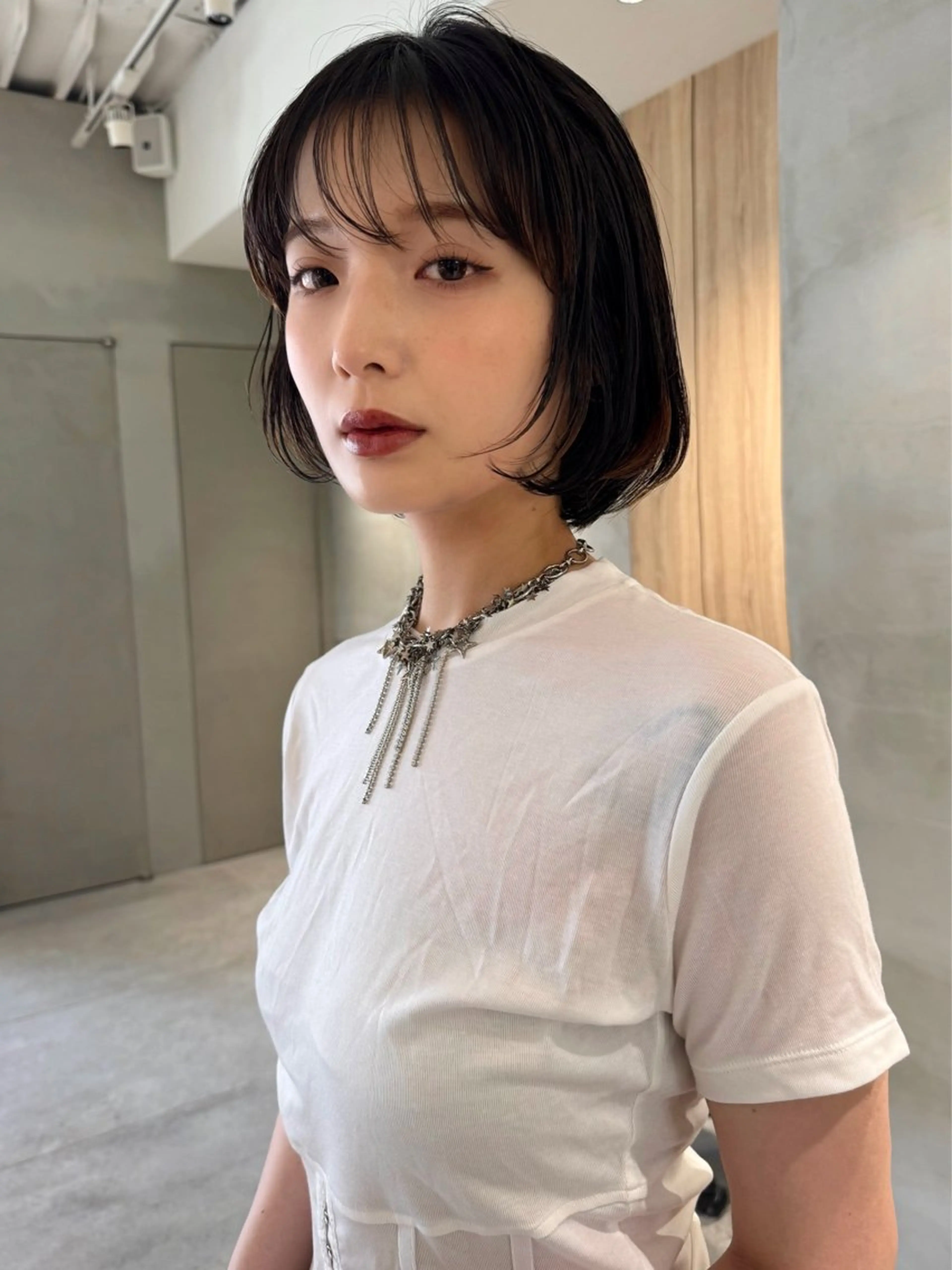 ショート カット ヘアカラー MINXharajuku所属・ボブ/レイヤー MINX伊藤なず菜のヘアスタイル