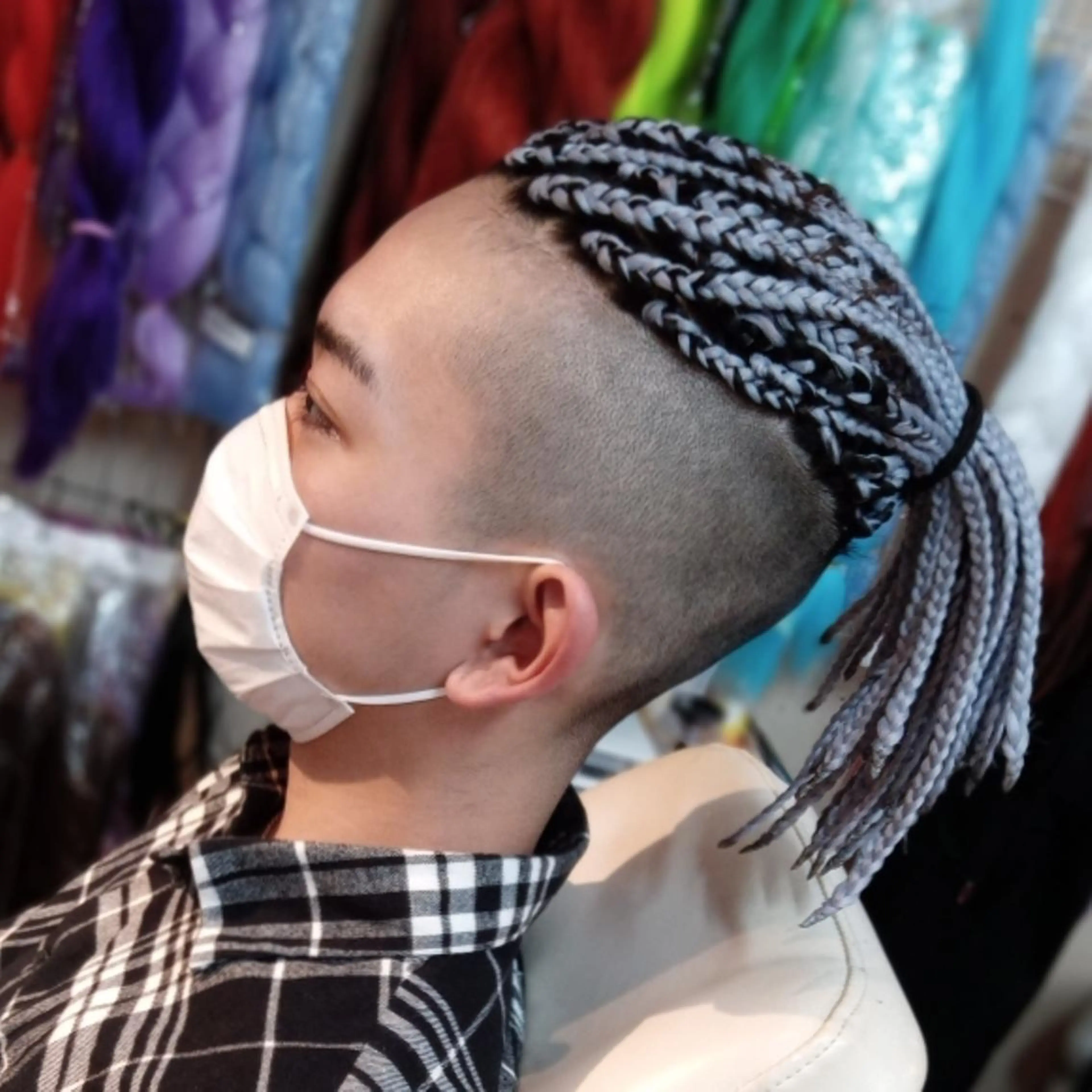 メンズ ミディアム ツーブロック scamp ★のヘアスタイル