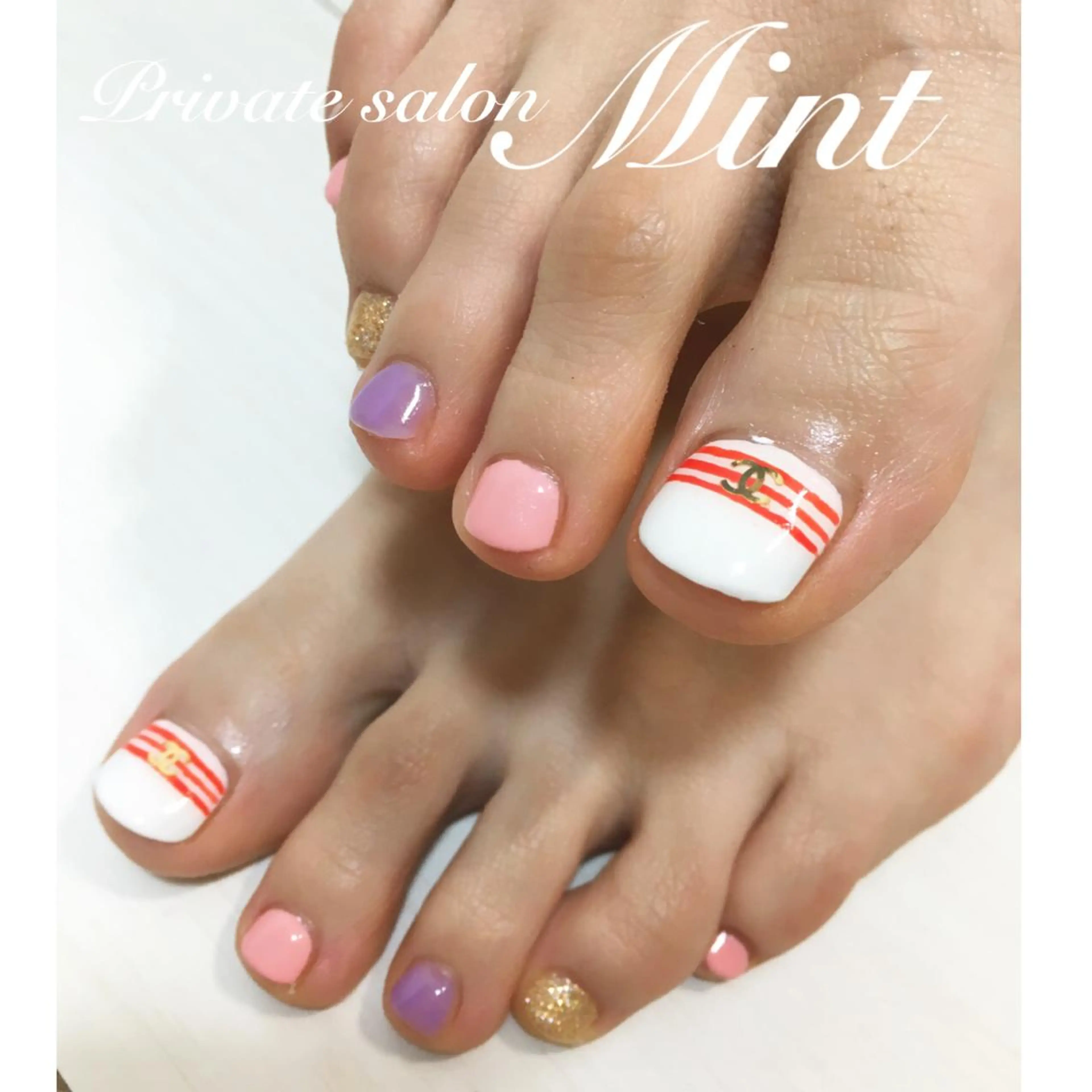 ネイル フットネイル Mint. nailのネイルデザイン