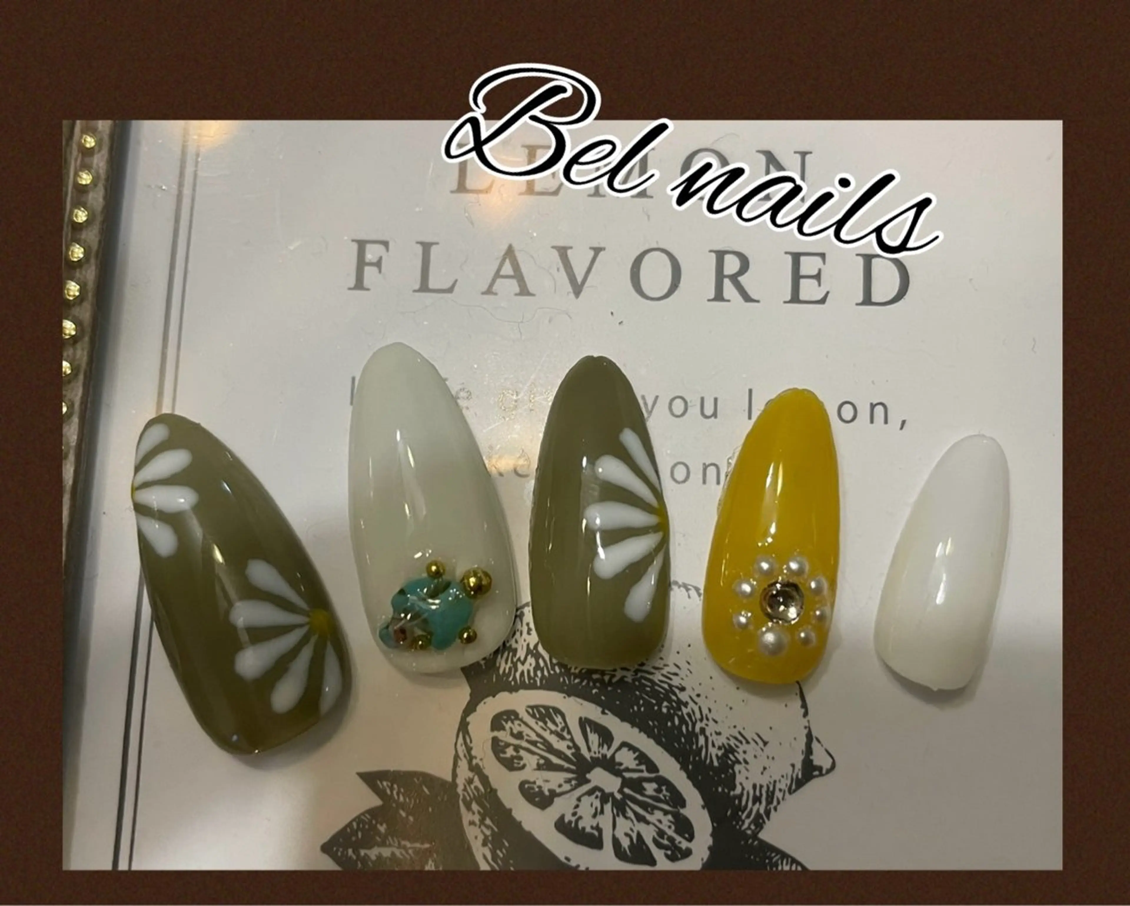 ネイル フラワーネイル Bel nailsのネイルデザイン