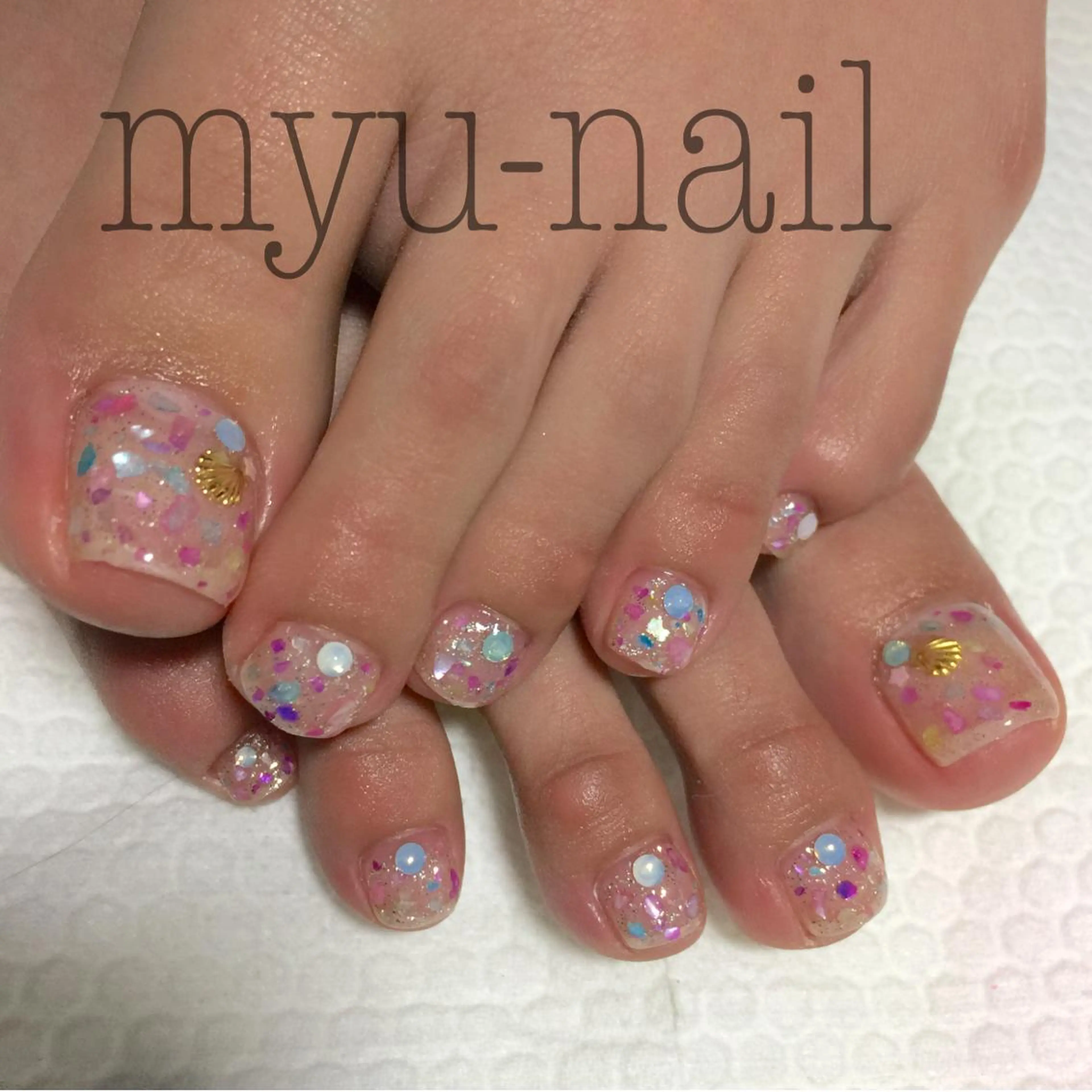 ネイル フットネイル ホームサロン myu-nailのネイルデザイン