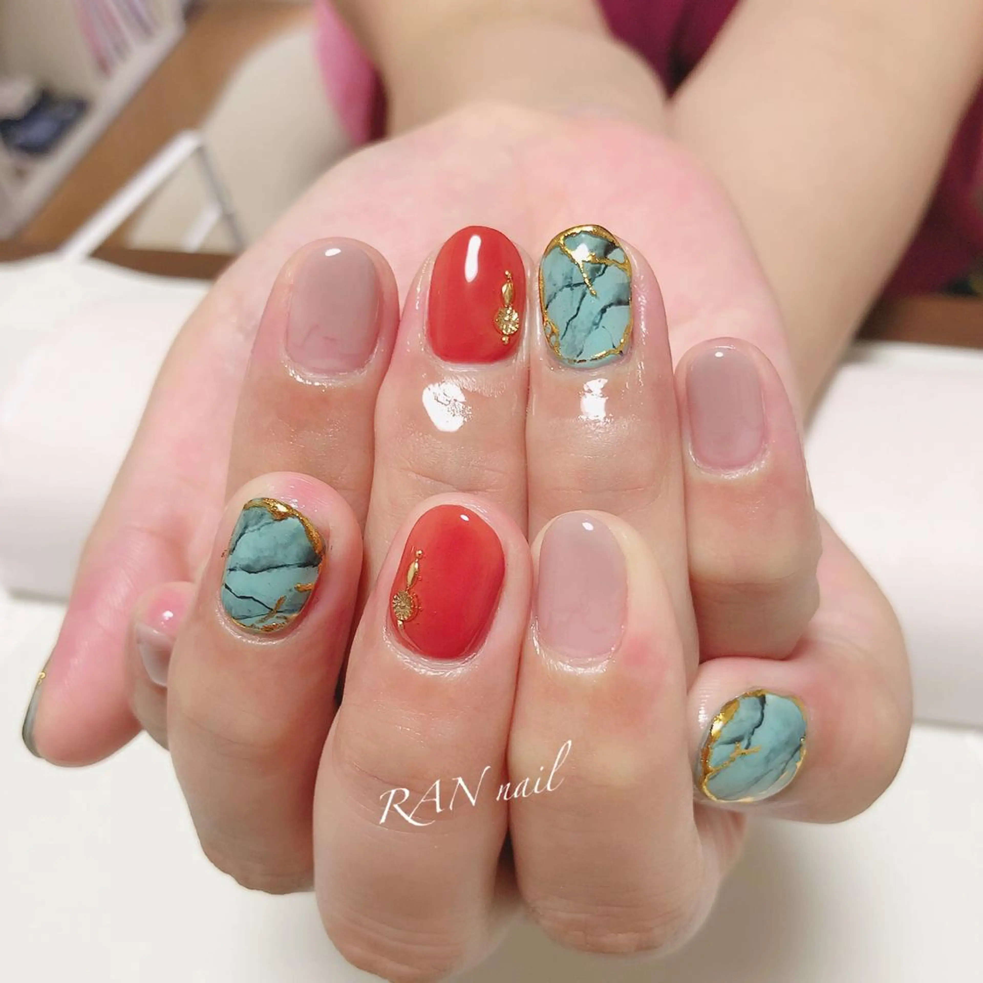 ネイル フットネイル ハンドネイル フットネイル RAN nail 〜ランネイル〜所属・RAN nailのネイルデザイン