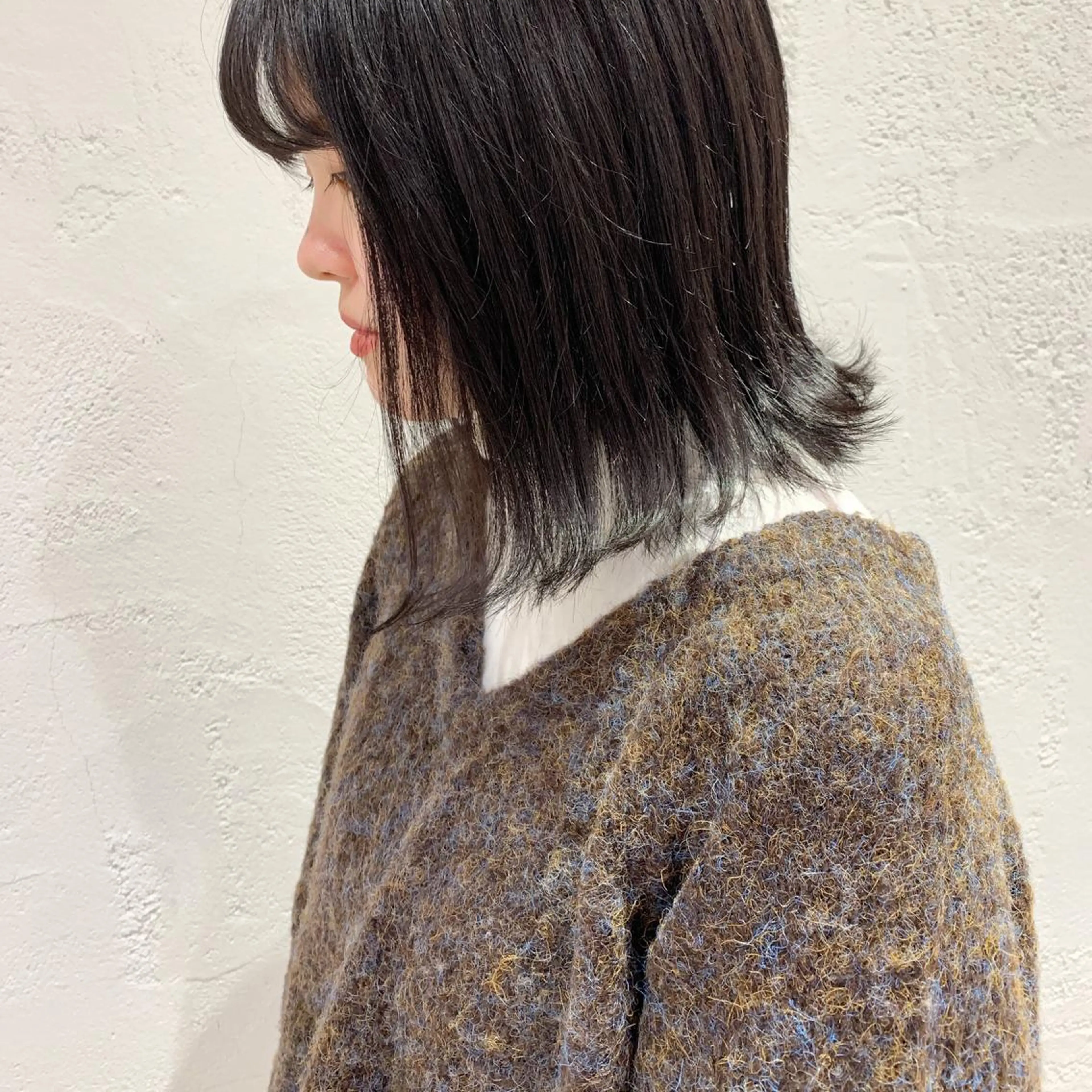 ミディアム カラー 🫧透明感カラー/ ボブ/小笠原🪽のヘアスタイル