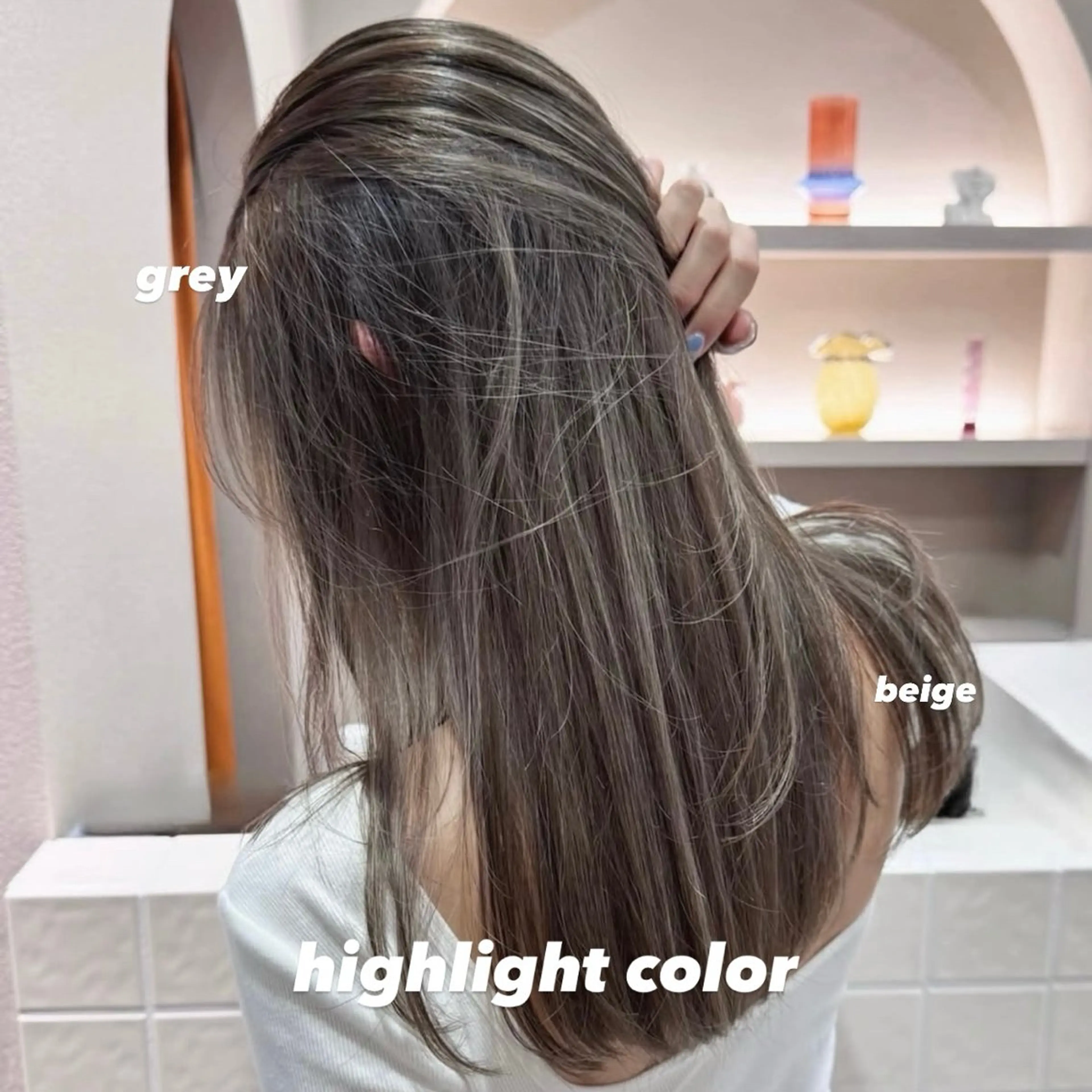 カラー ヘアカラー ハイトーン／暖色 👩🏼HONOKAのヘアスタイル