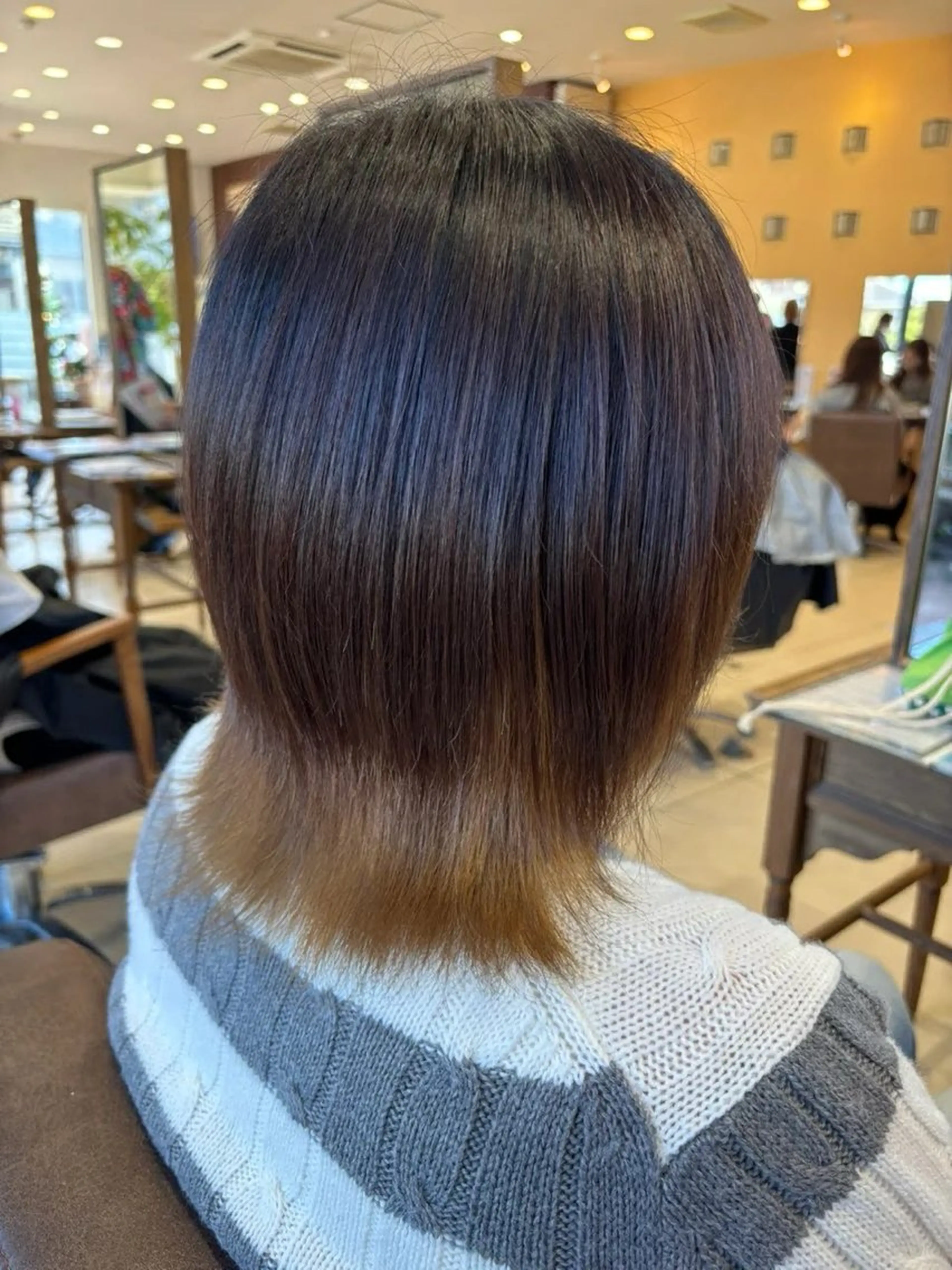 ミディアム カラー ブリーチ ハイトーン/寒色系 カラー/Risa🌿のヘアスタイル