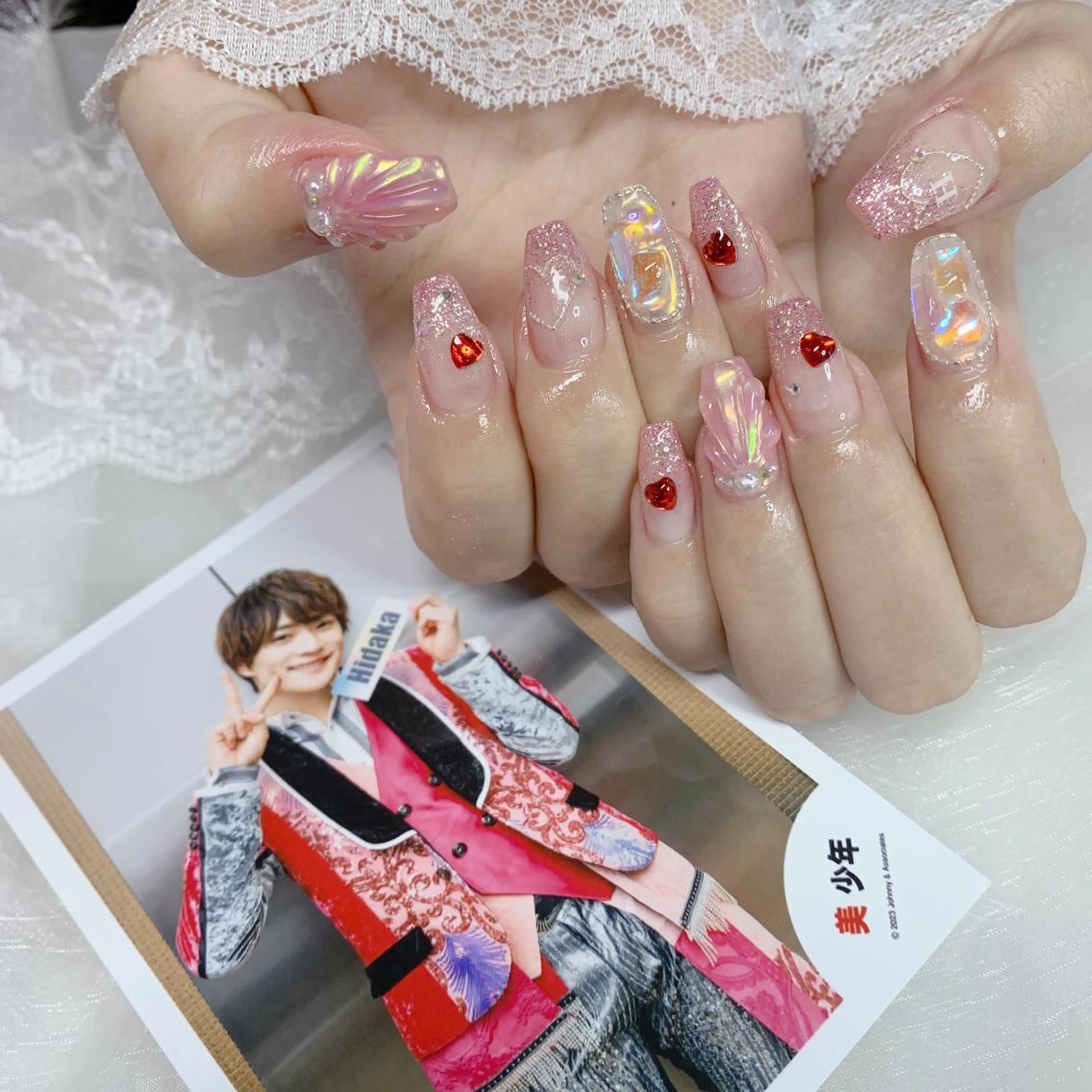 ネイル アートネイル ハンドネイル La neige* yuki 🥯🍑のネイルデザイン