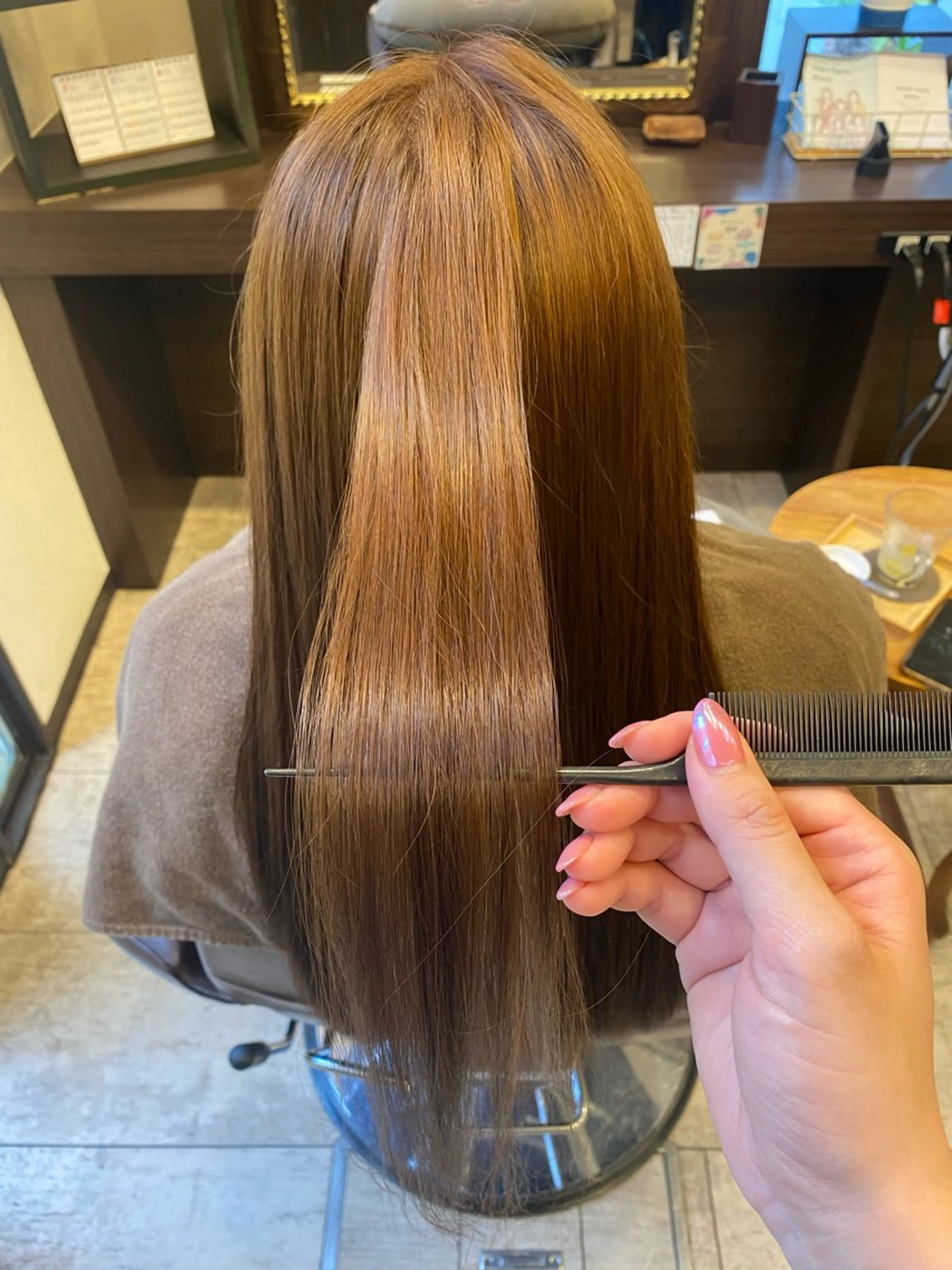 ロング カット 梅津 桜子のヘアスタイル