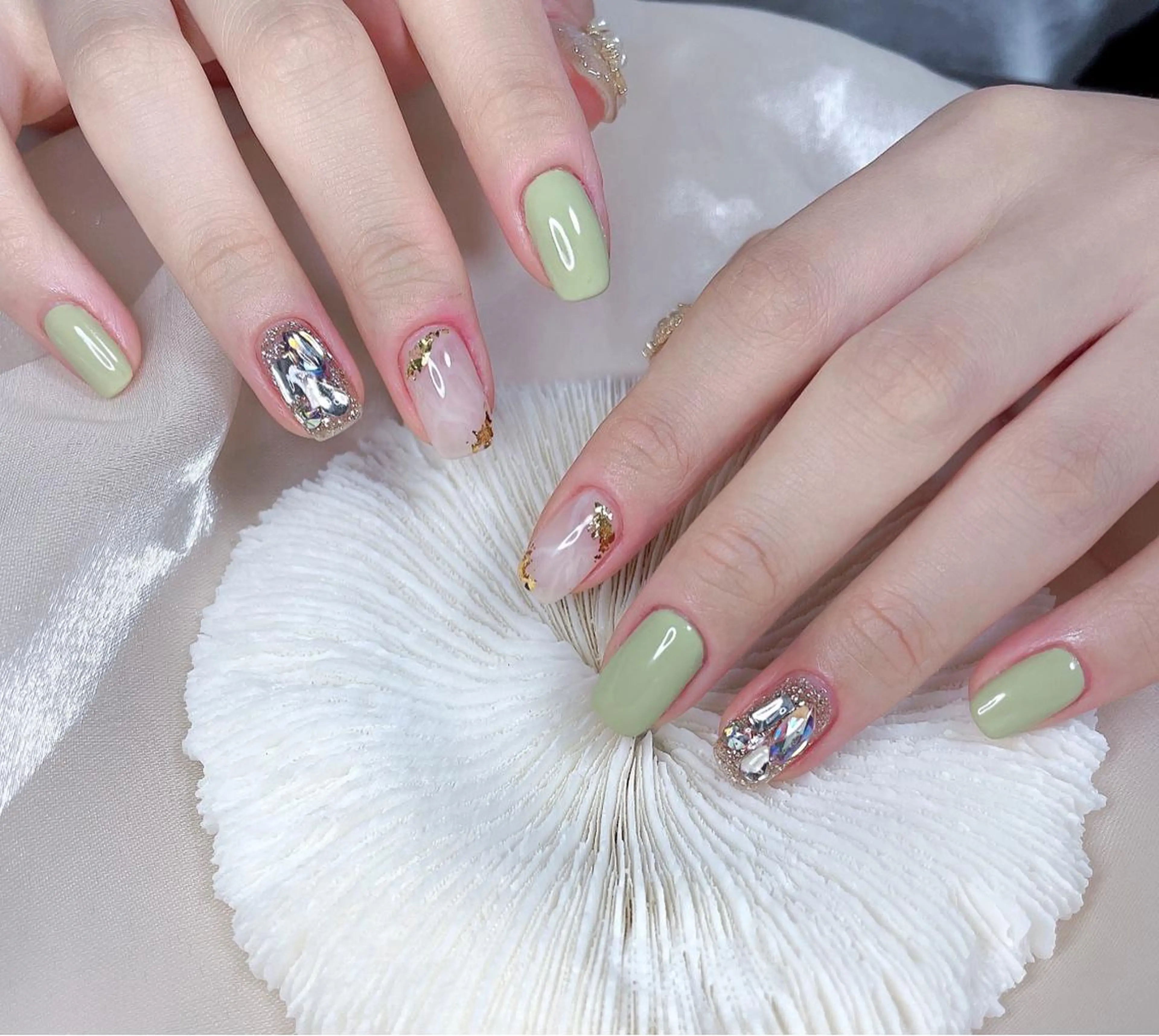 ネイル M🌷nail 長さだし専門店のネイルデザイン