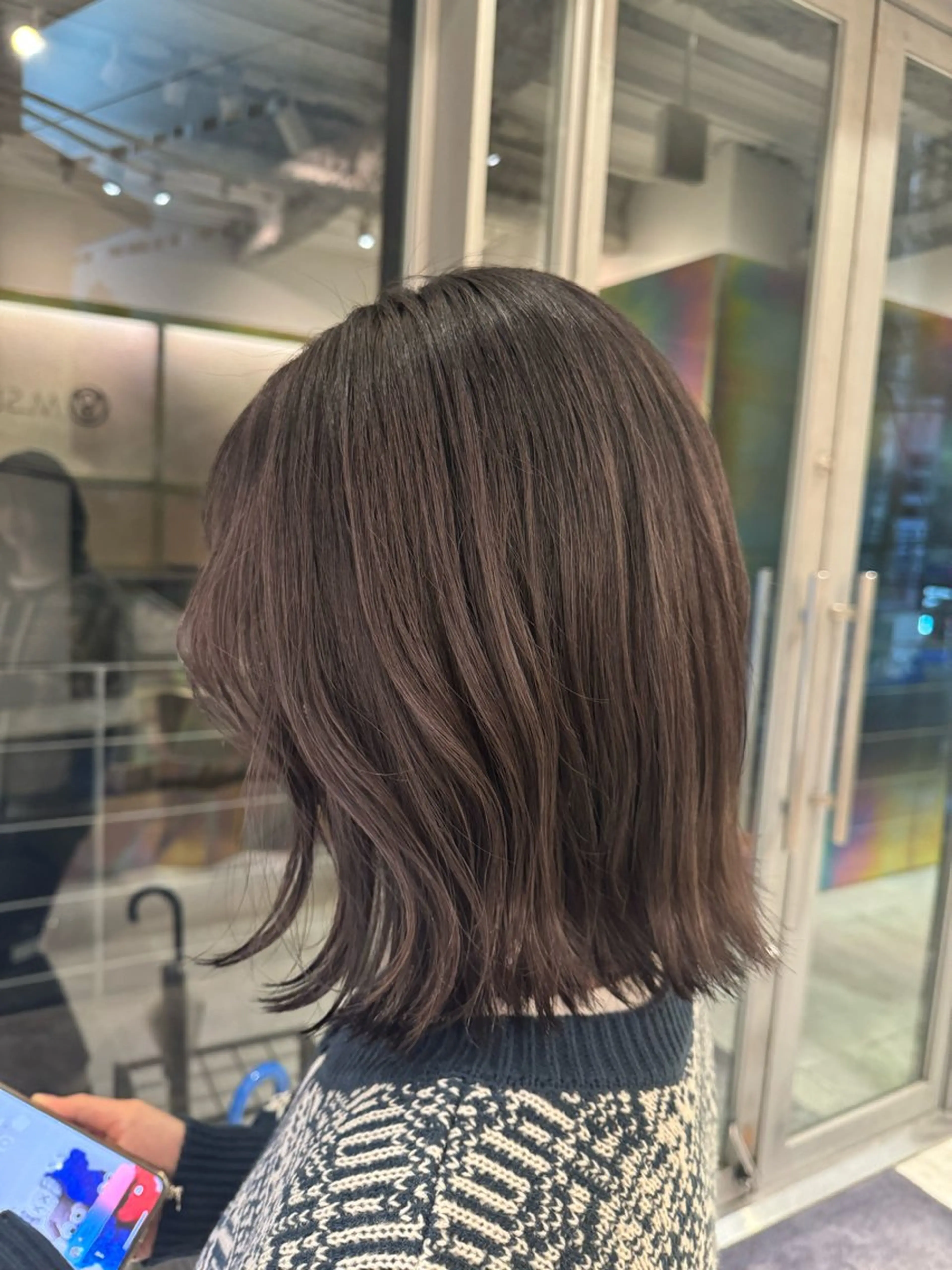 🍯期間限定🐝　【寒色系　透明感カラー🩵➕内部補修トリートメント付き】の写真