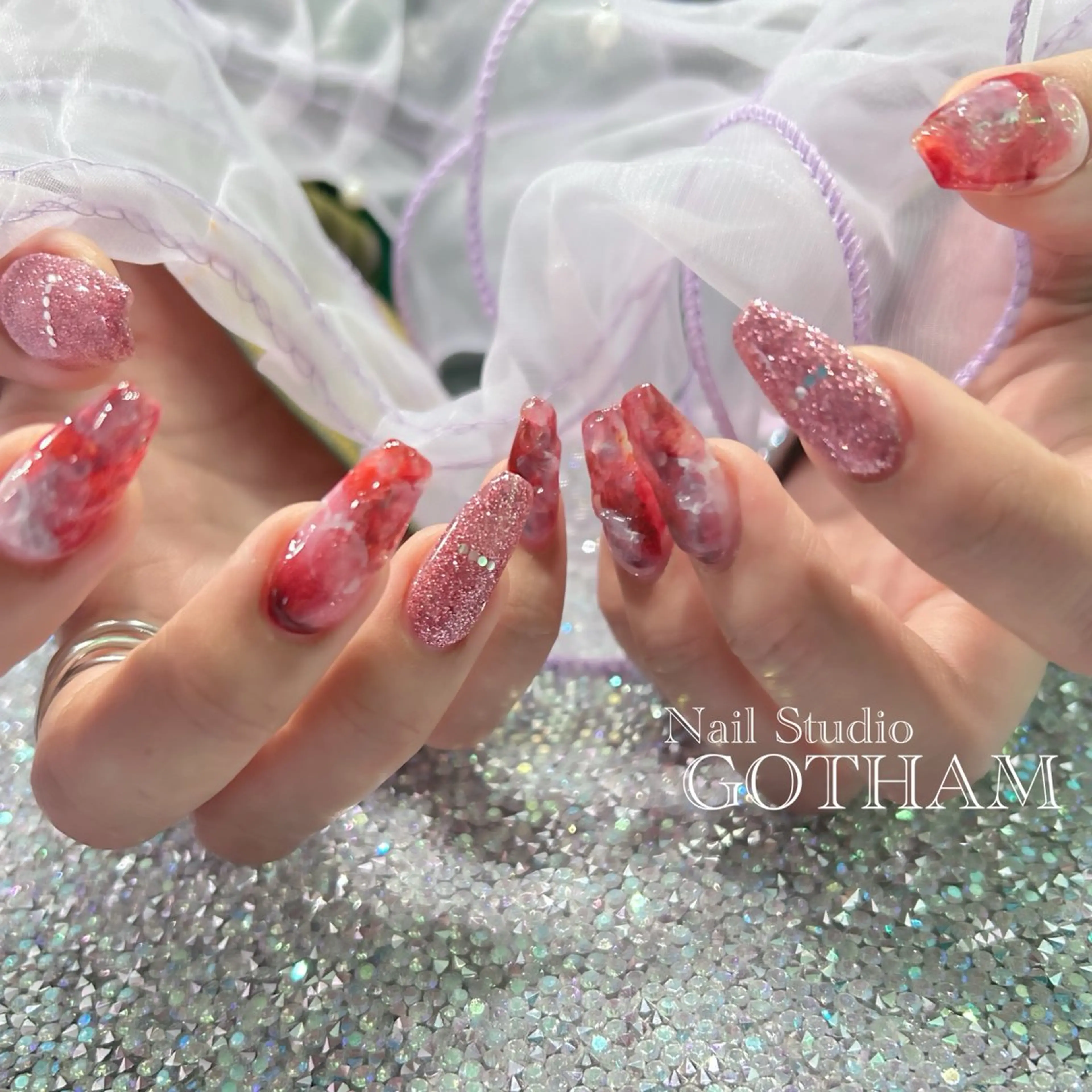 ネイル ハンドネイル Nail Studio GOTHAM所属・高円寺駅からすぐ🌈 ネイルGOTHAMのネイルデザイン